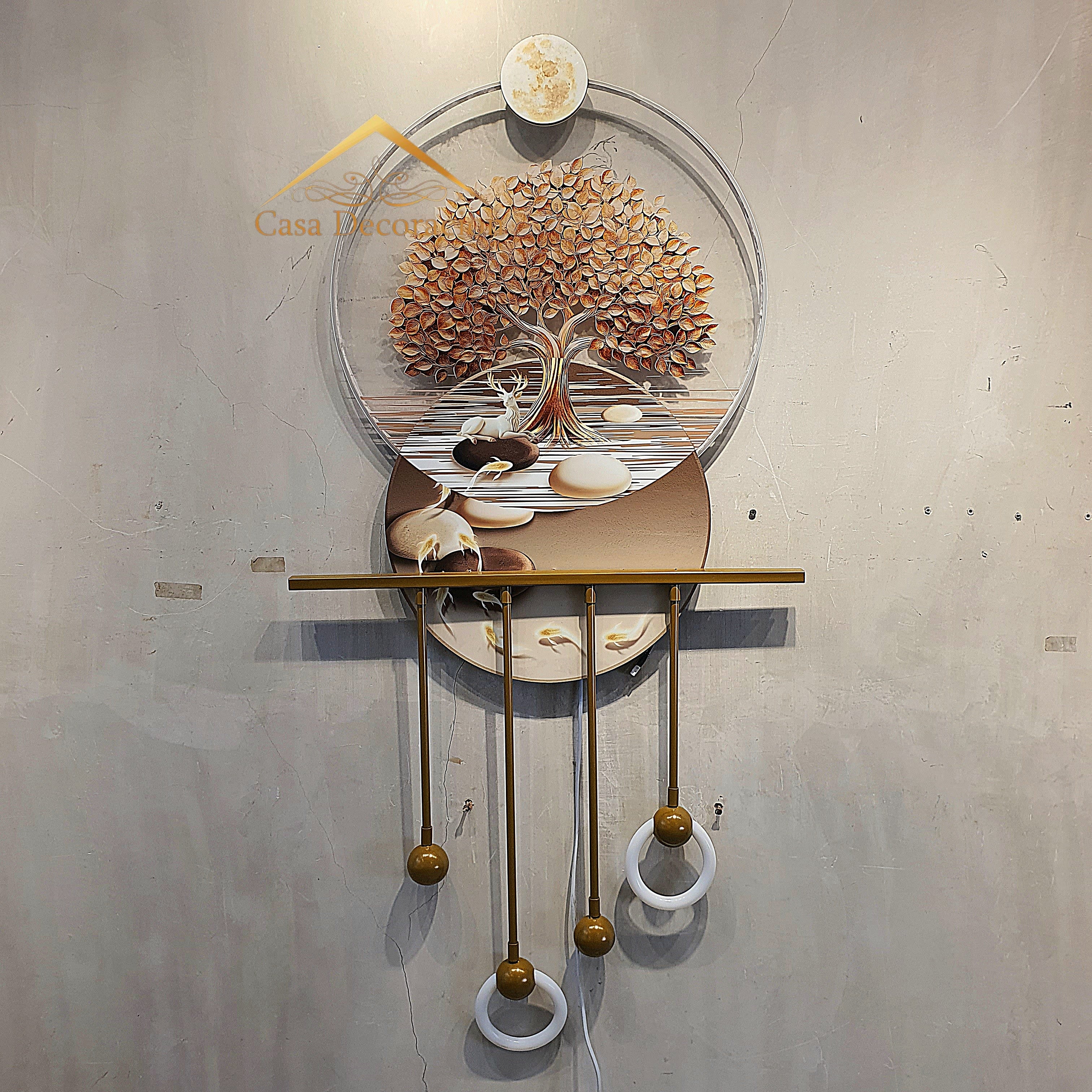 3D Tree of Wealth LED Wall Art Sculpture