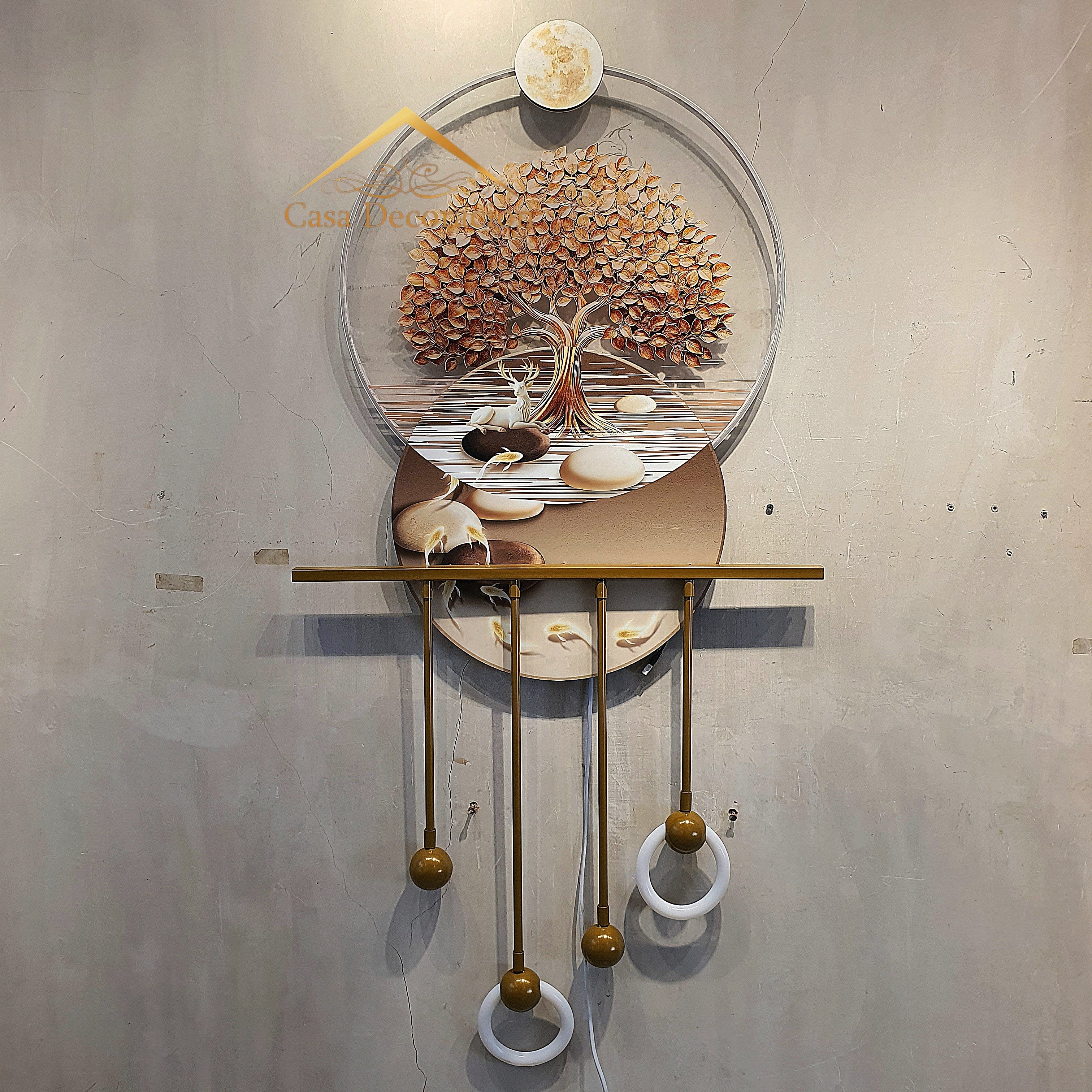 3D Tree of Wealth LED Wall Art Sculpture