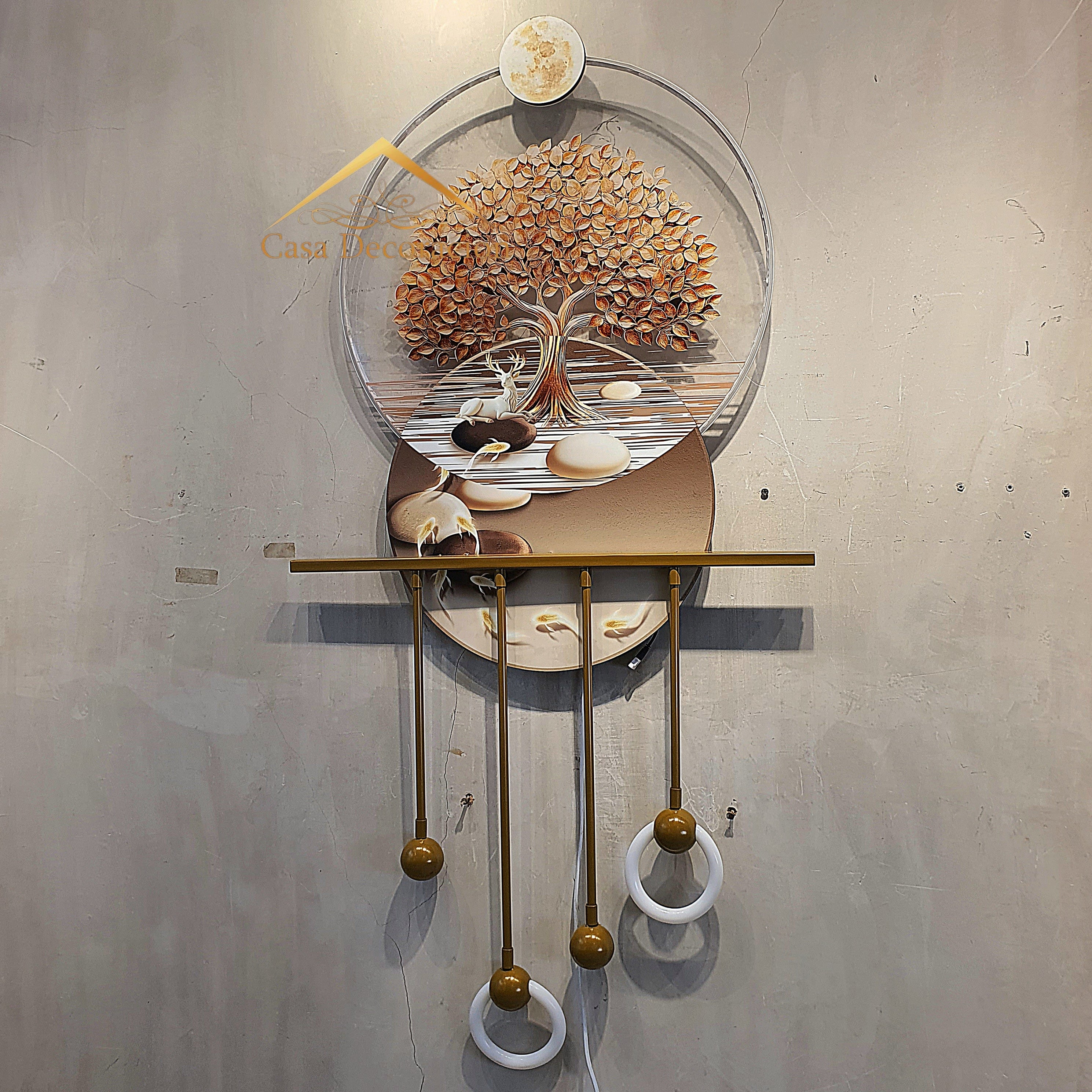 3D Tree of Wealth LED Wall Art Sculpture