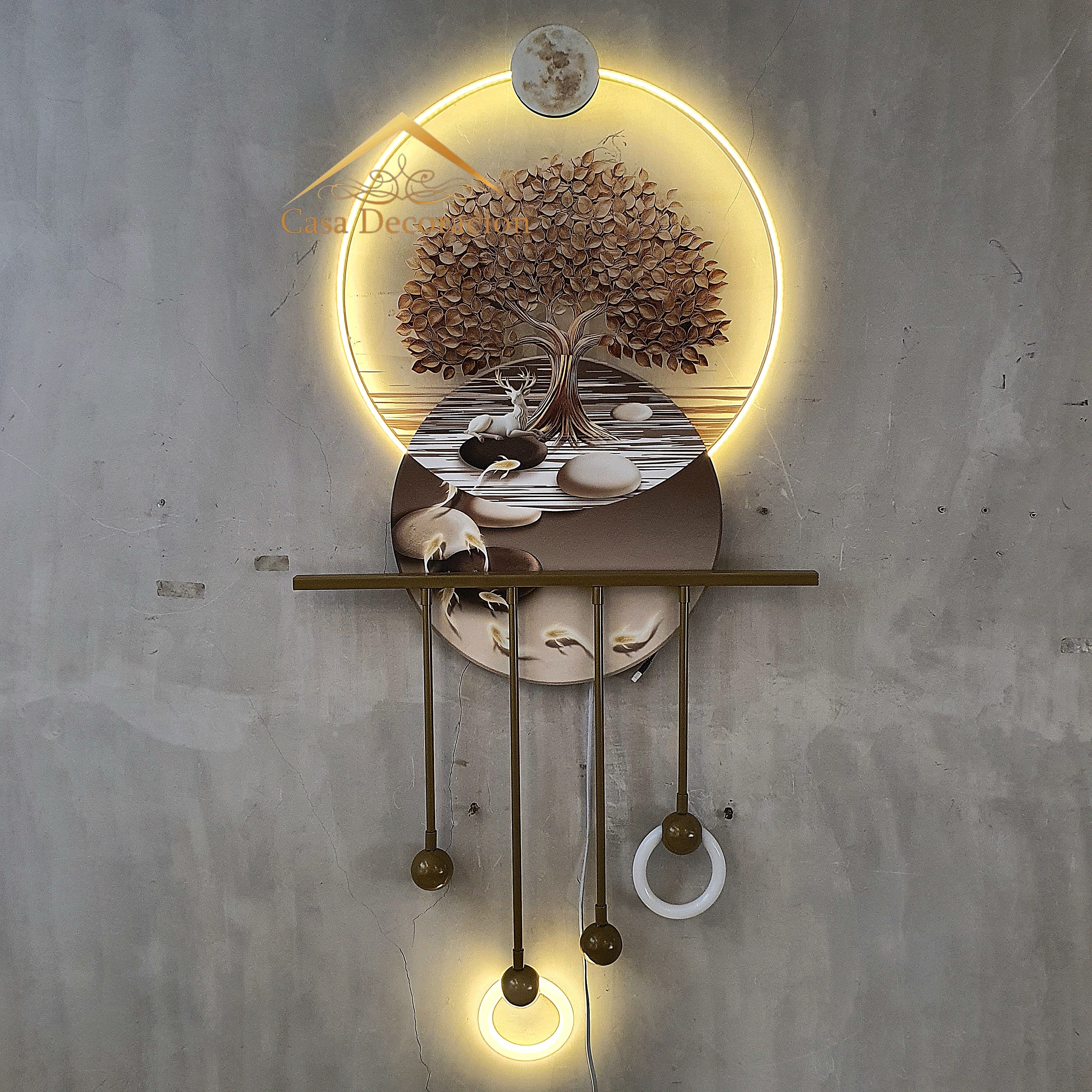 3D Tree of Wealth LED Wall Art Sculpture