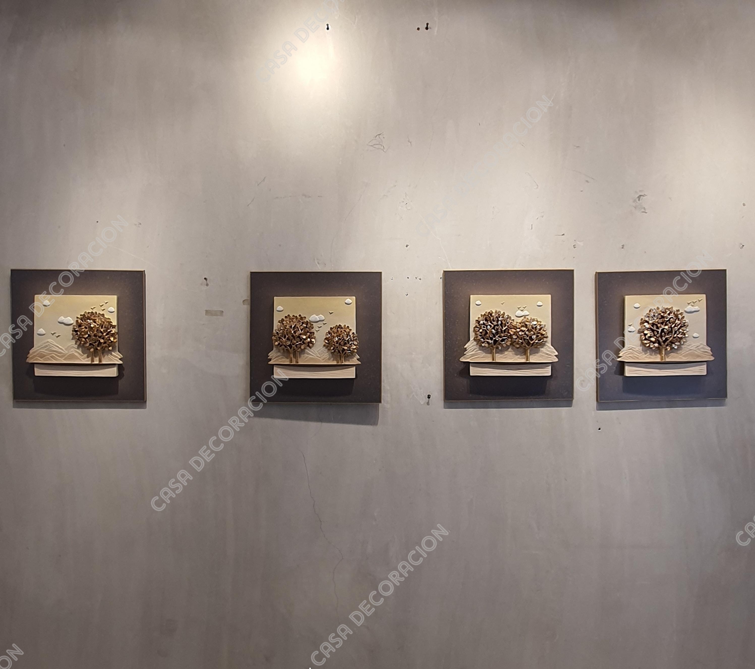 Brown Landscape Wall Art Set of 4