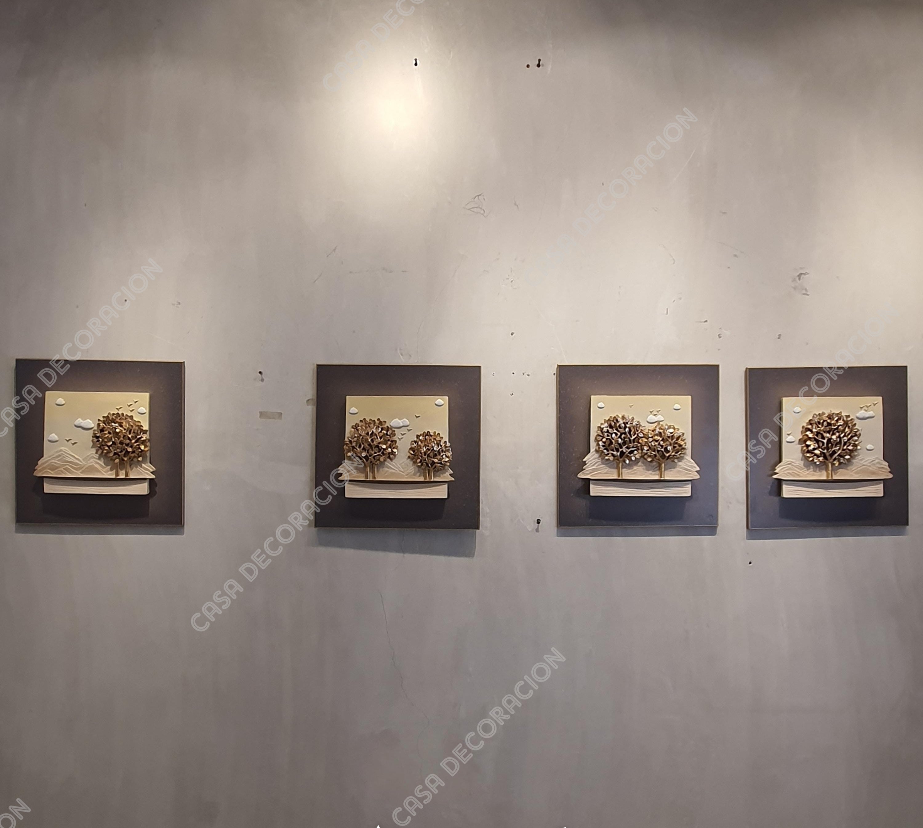 Brown Landscape Wall Art Set of 4