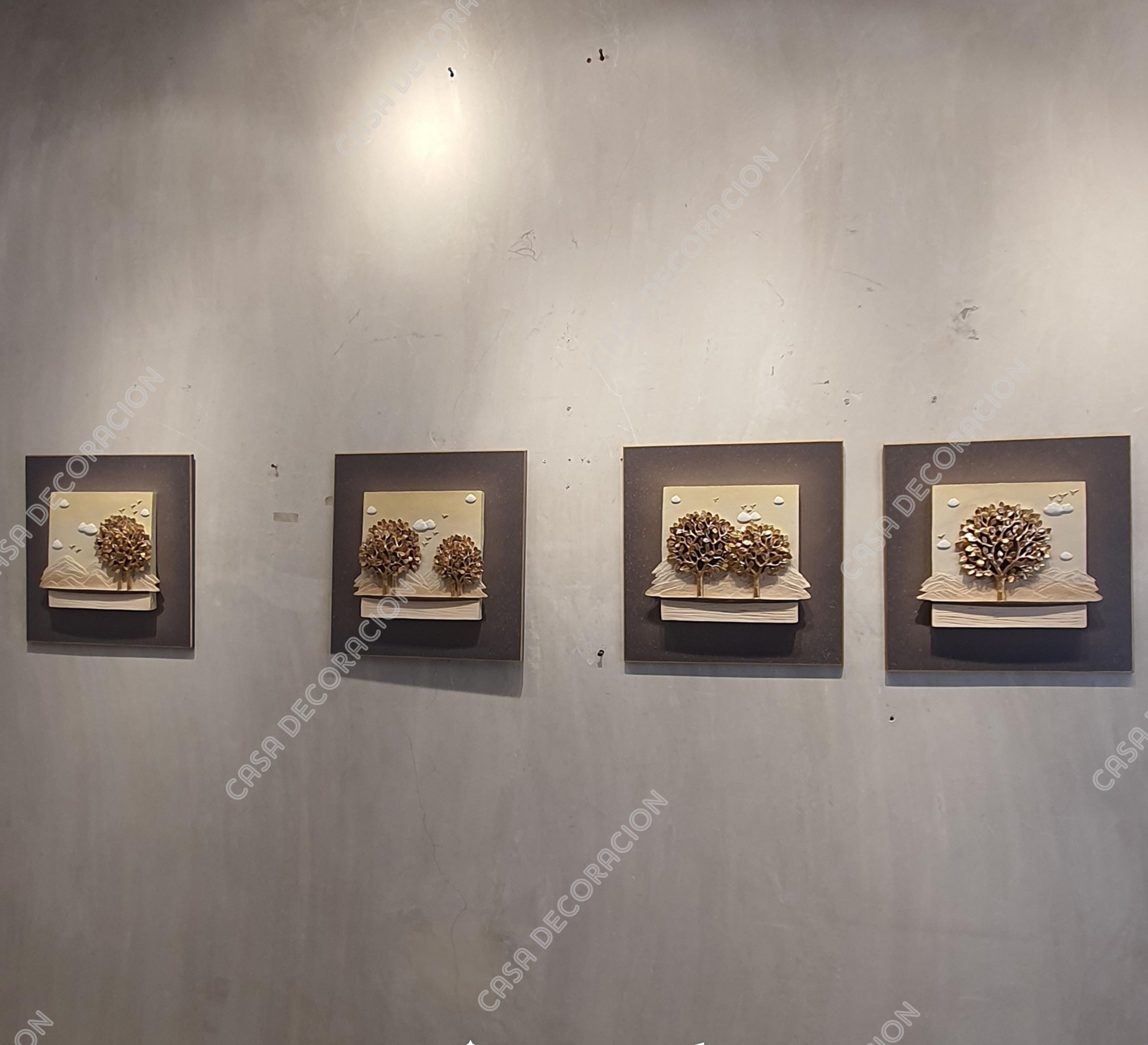 Brown Landscape Wall Art Set of 4