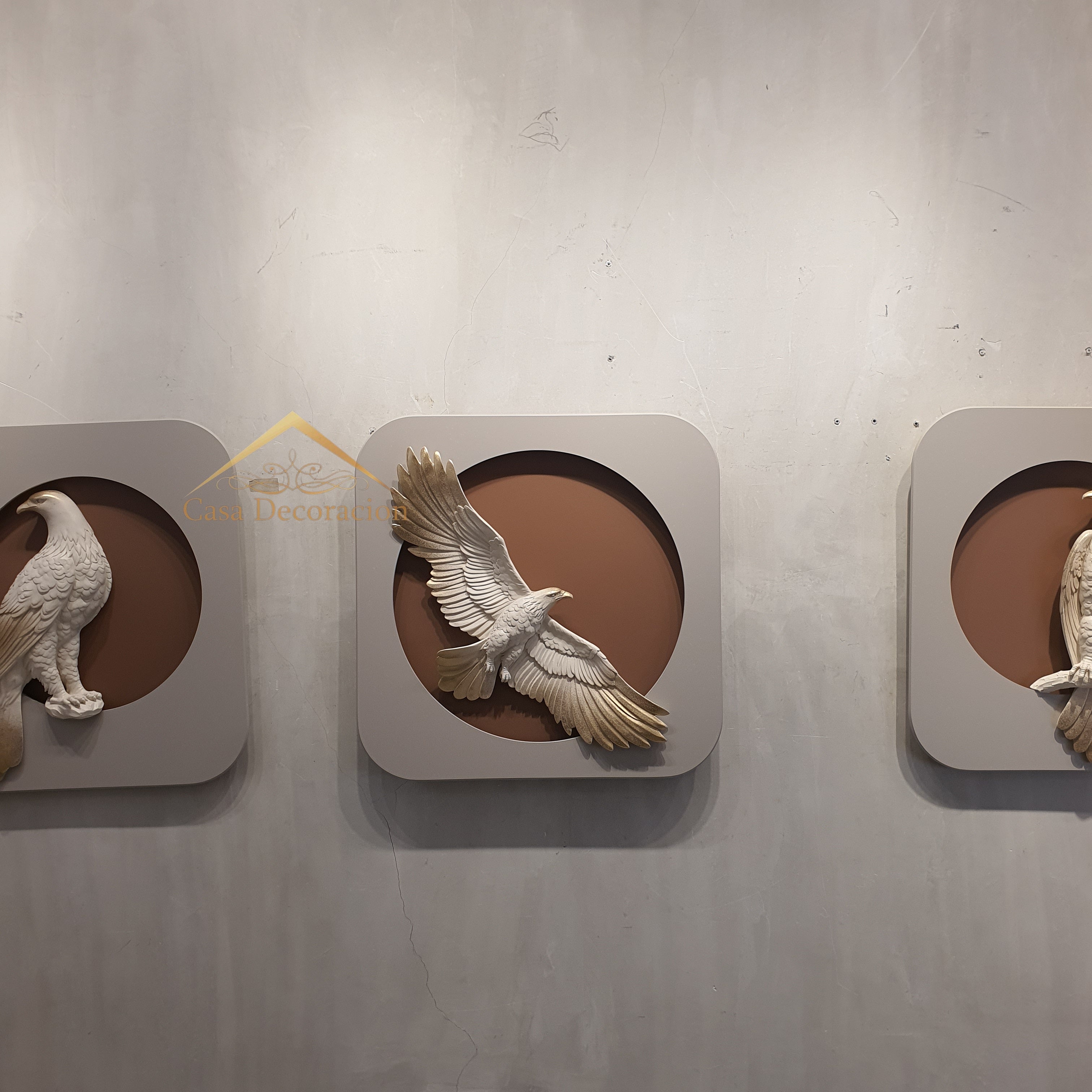 Eagle Resin Wall Art Set of 3