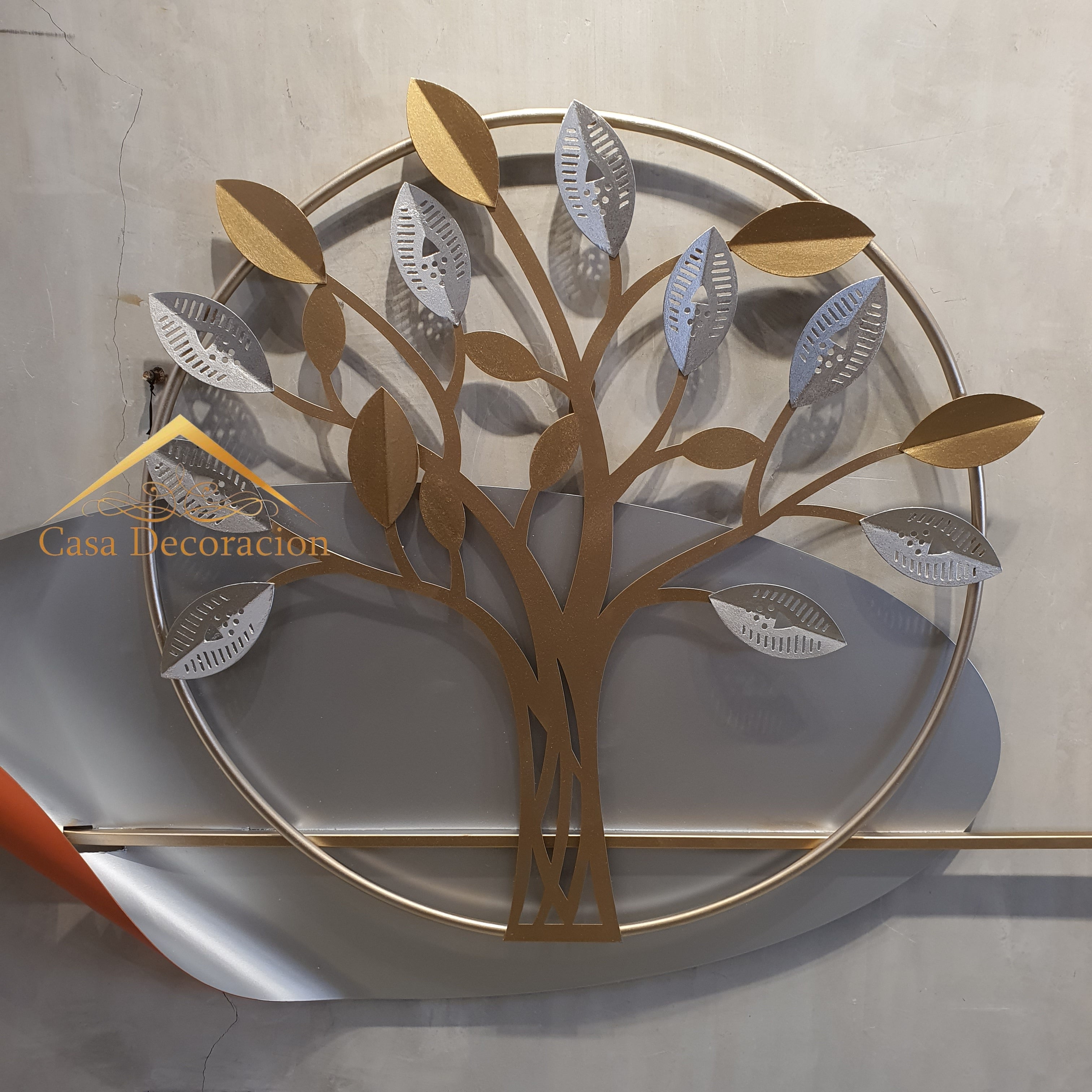 Gold Metal Tree Wall Art