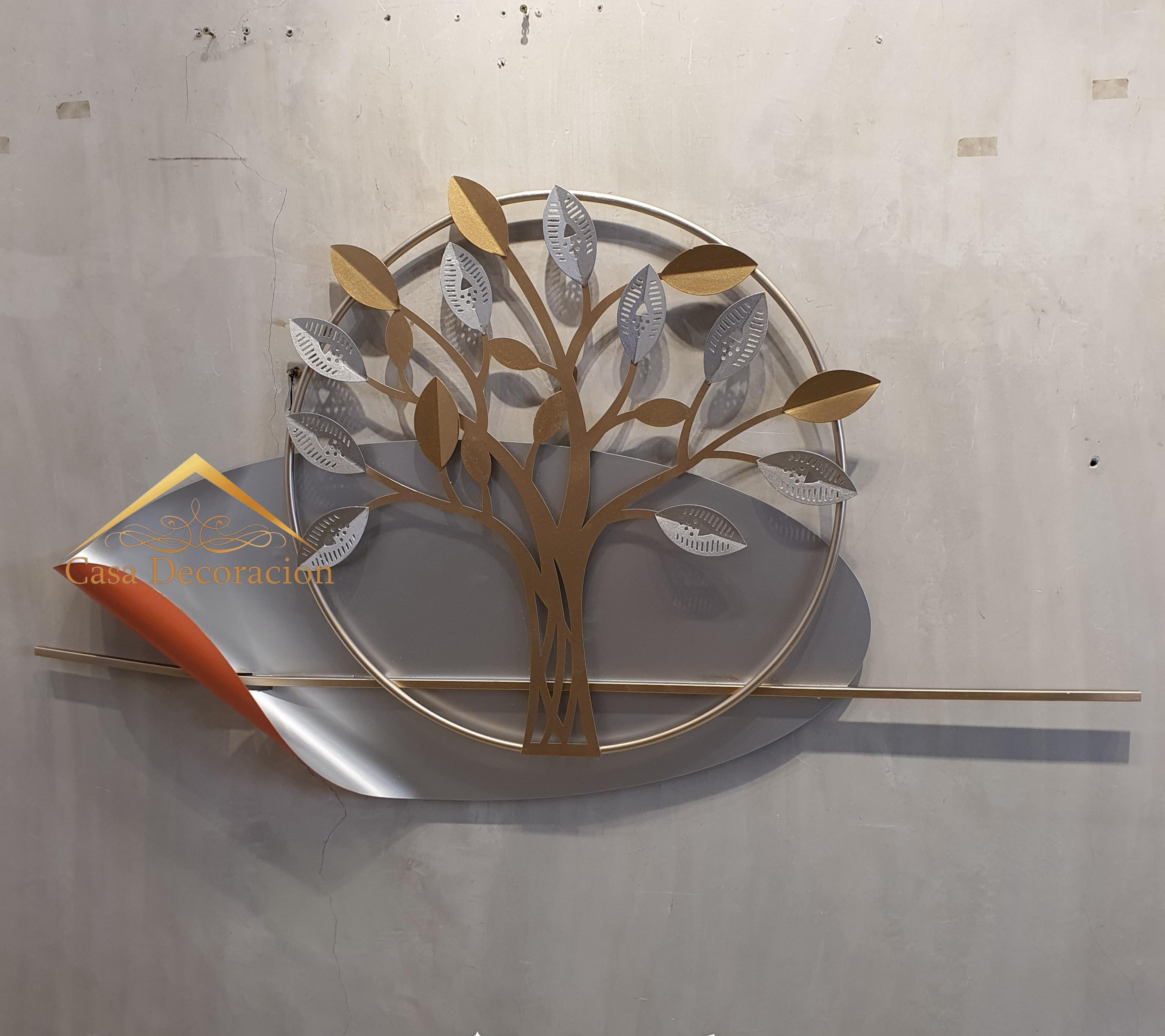 Gold Metal Tree Wall Art