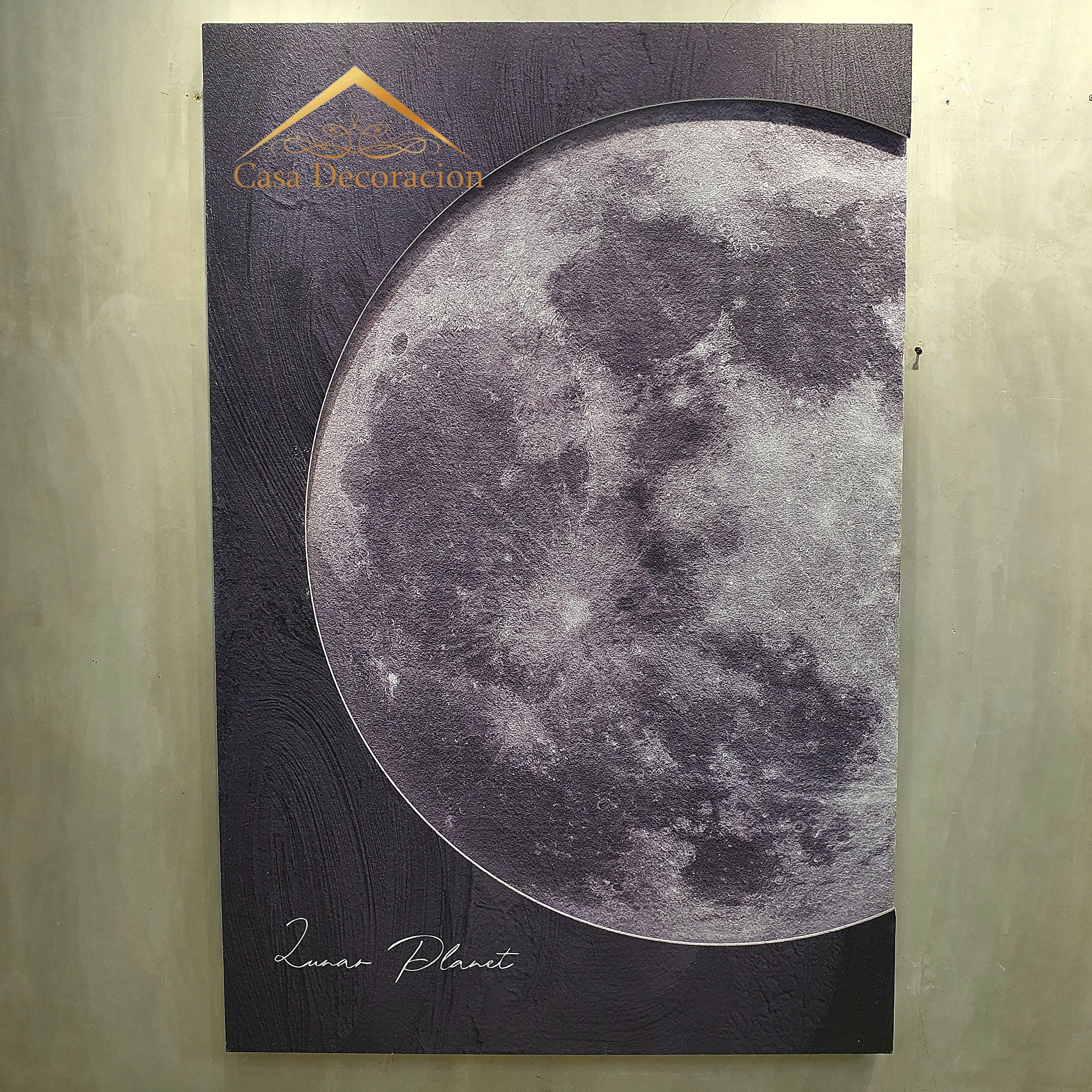 Lunar Wall Art with Light