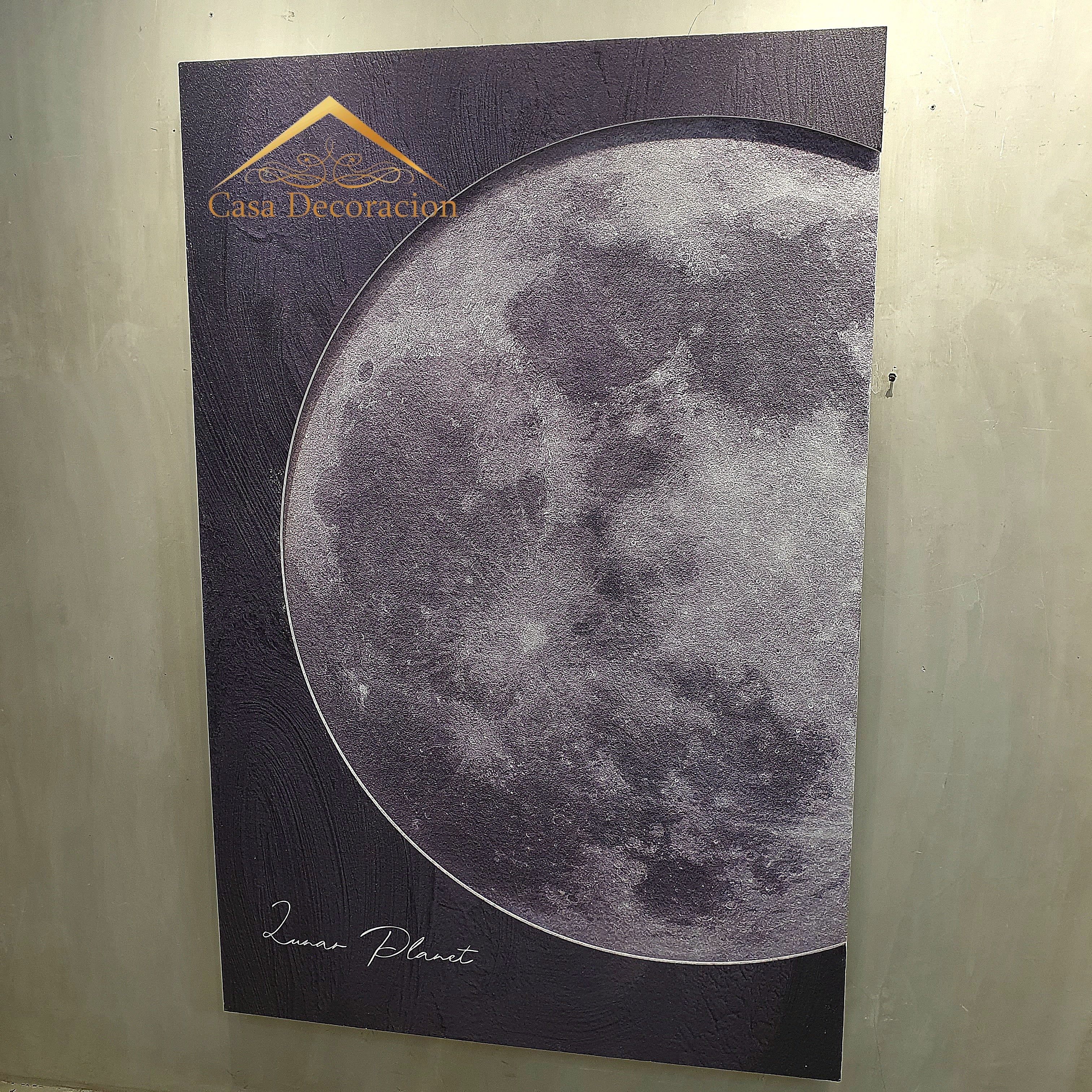 Lunar Wall Art with Light