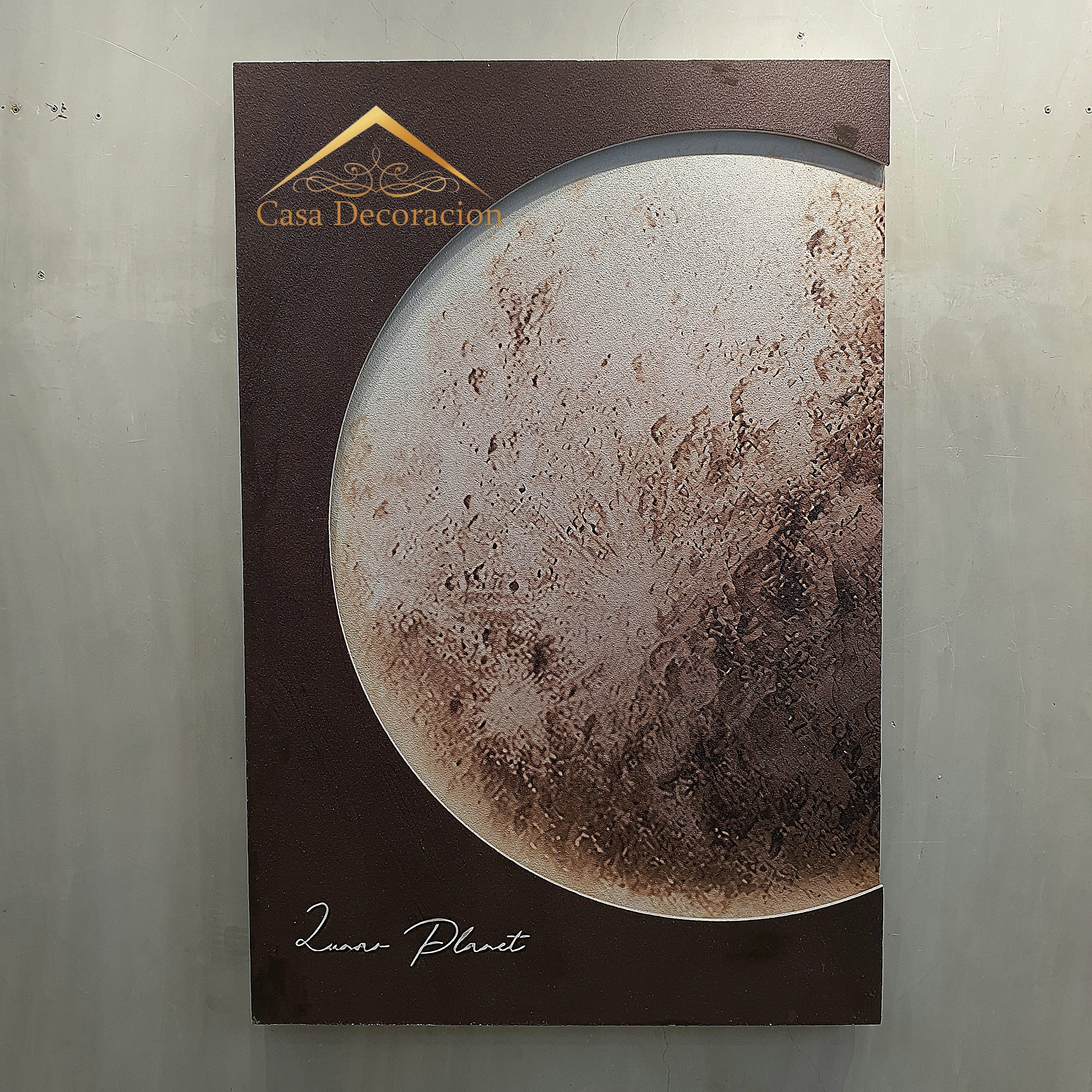 Moon Wall Decor with LED Light