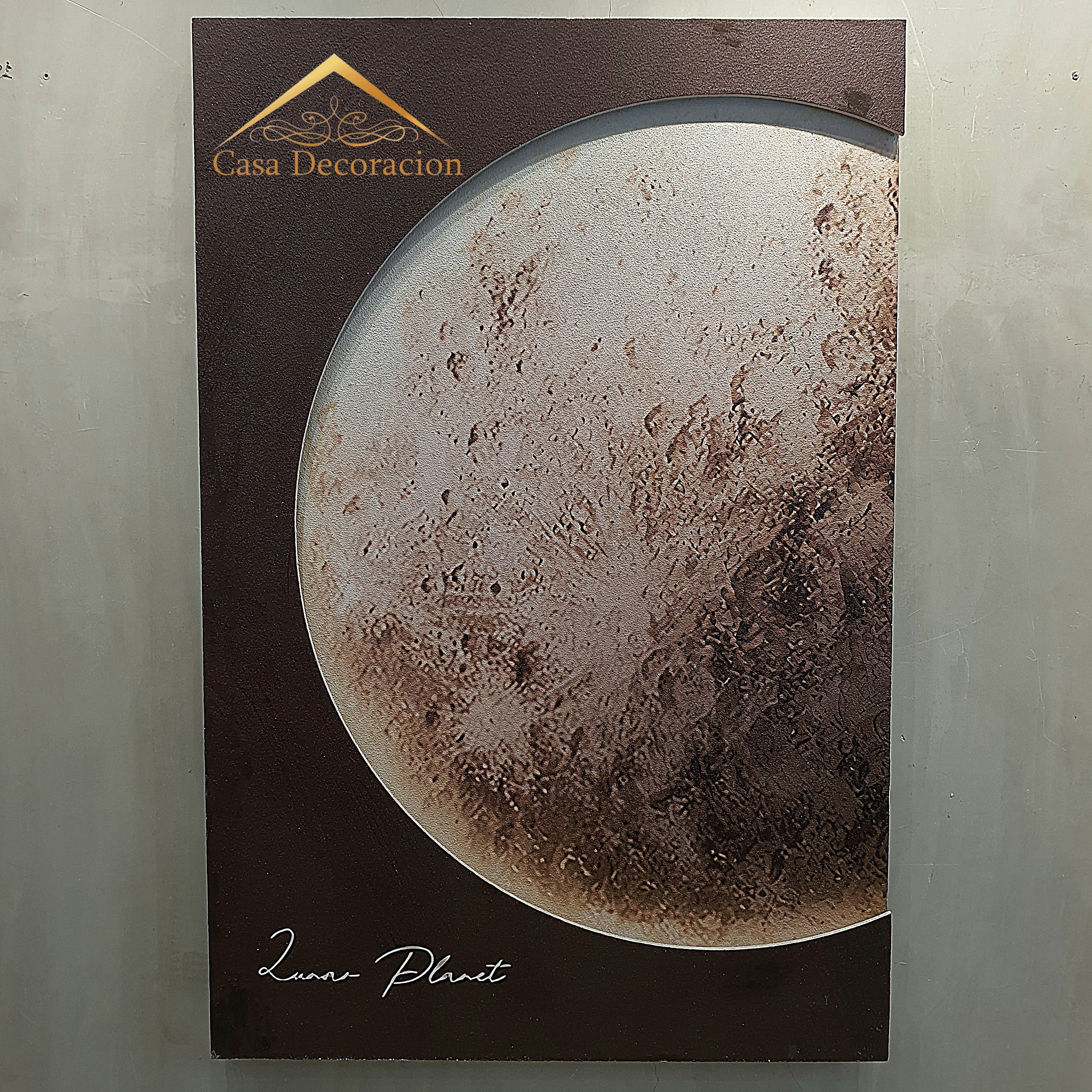 Moon Wall Decor with LED Light