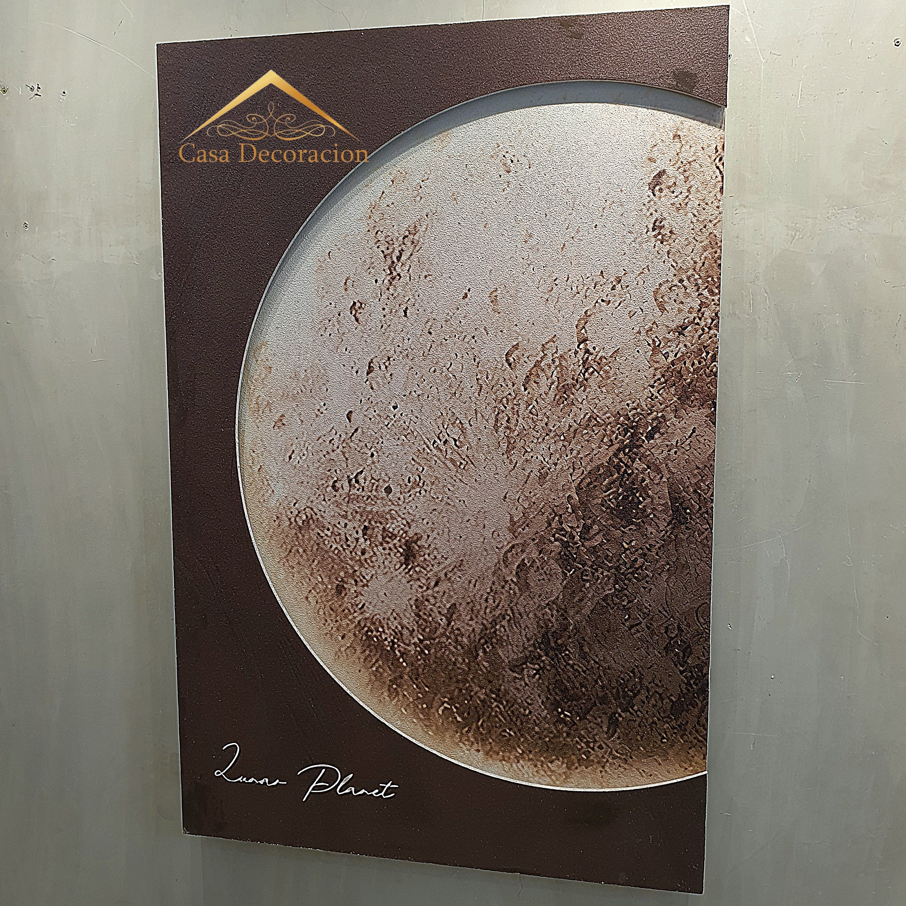 Moon Wall Decor with LED Light