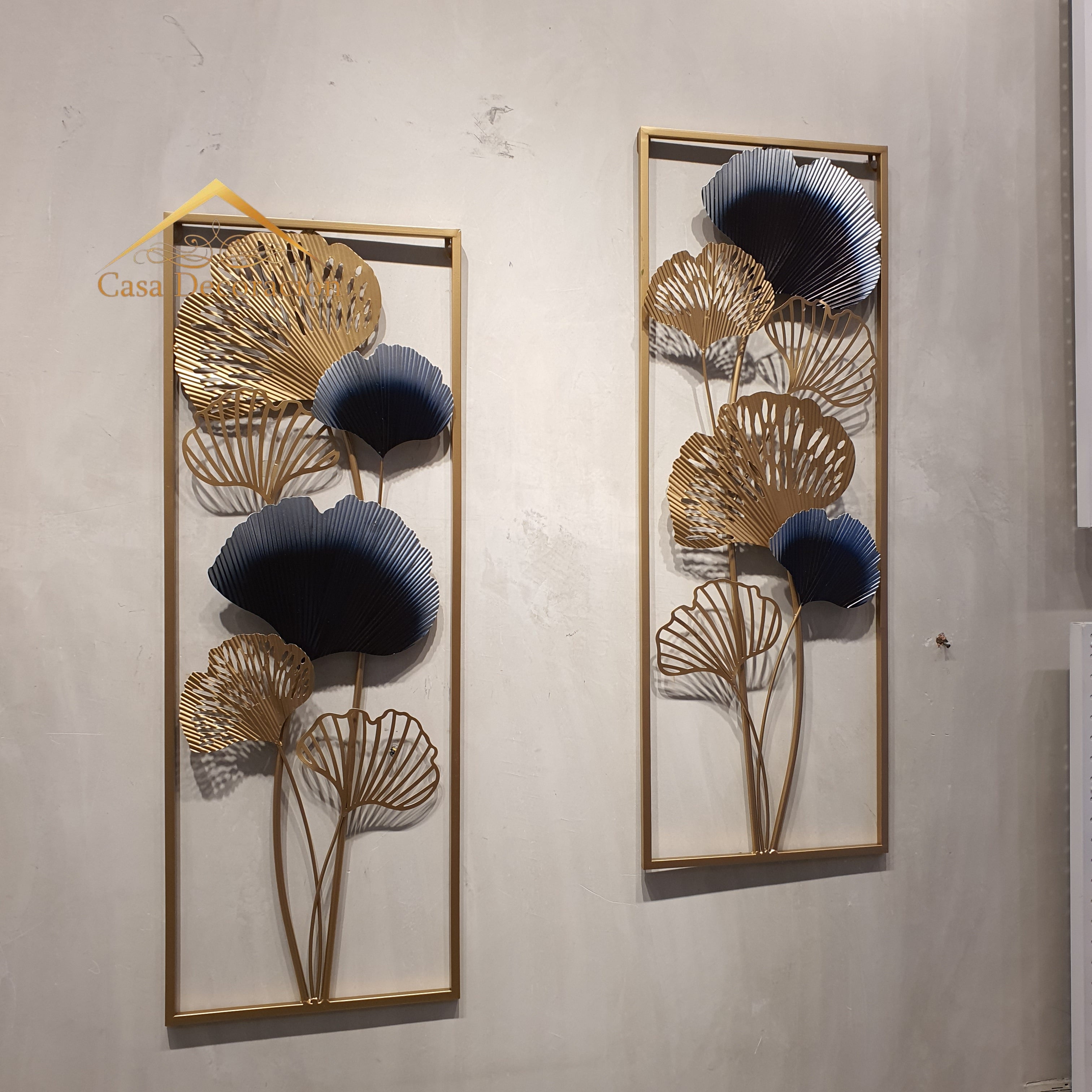 Leaf Metal Wall Decor - Set of 2