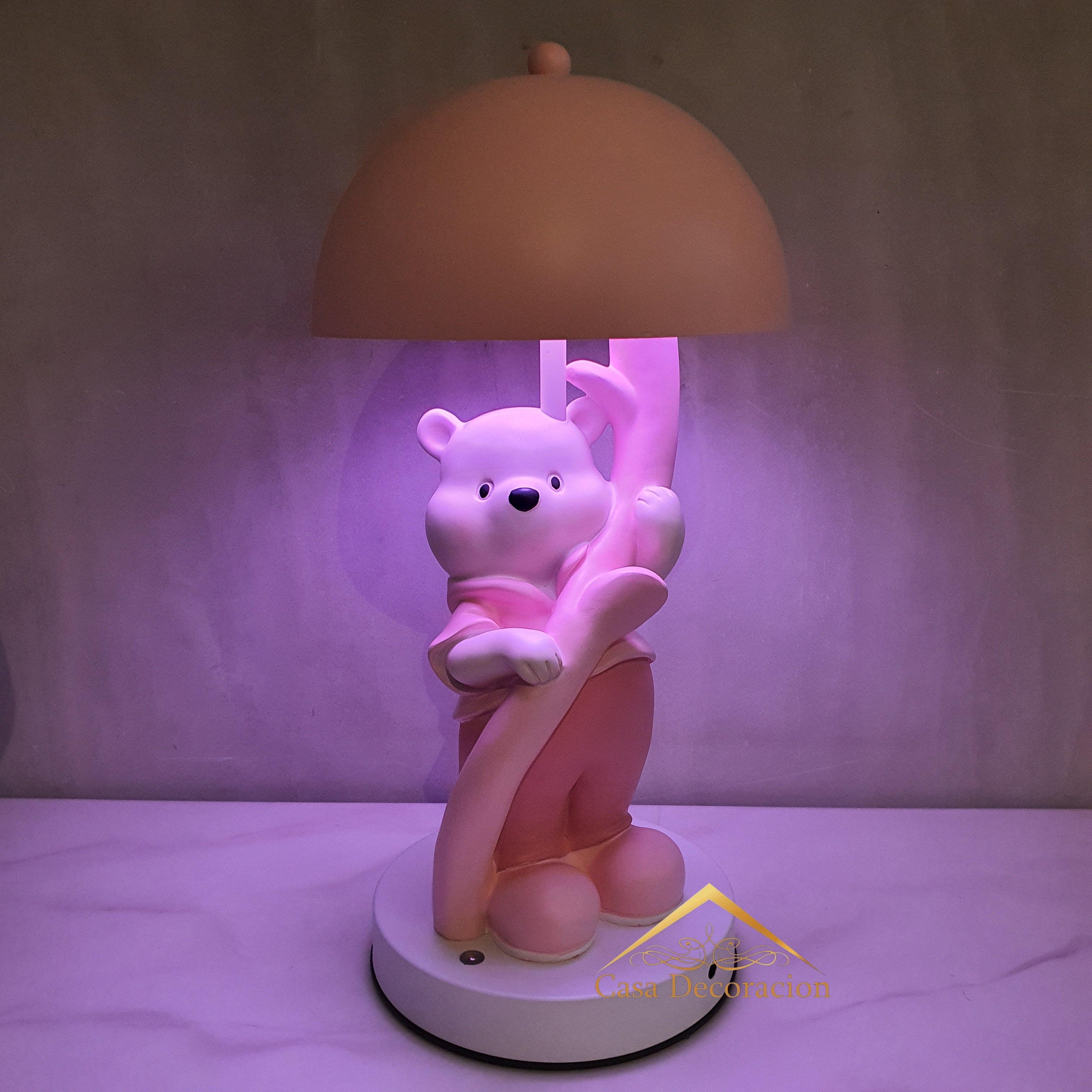 Snowbear Table Lamp Pink