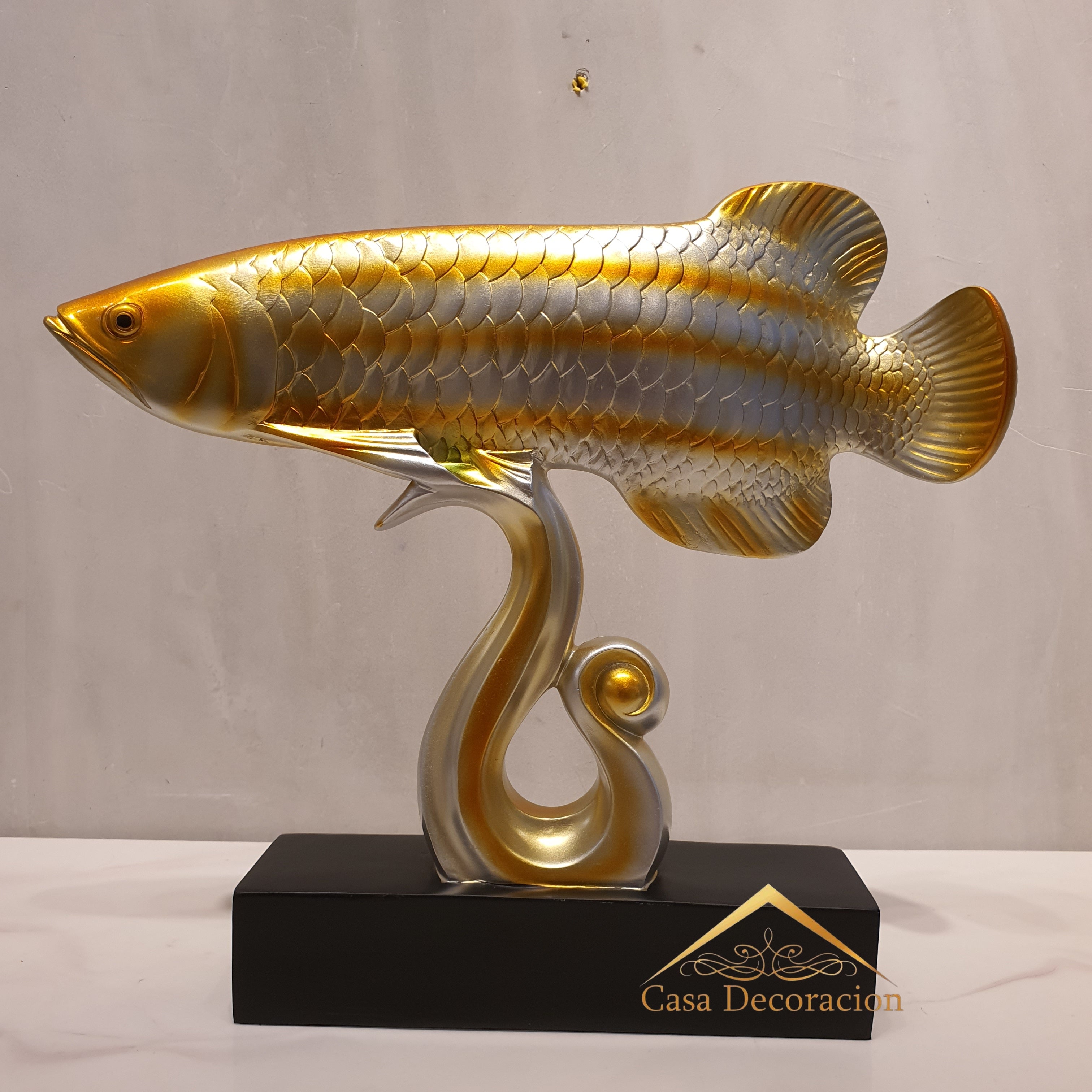 Arwana Table Decor - Golden Brown