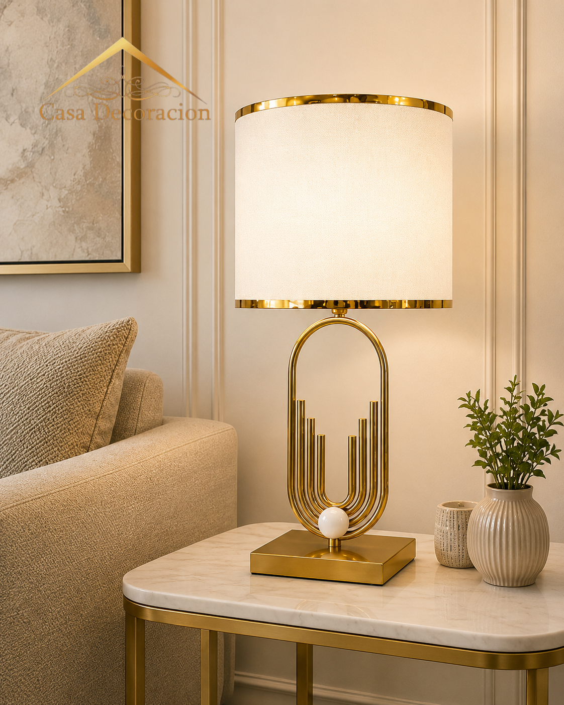 Elegant Pearl Accent Table Lamp
