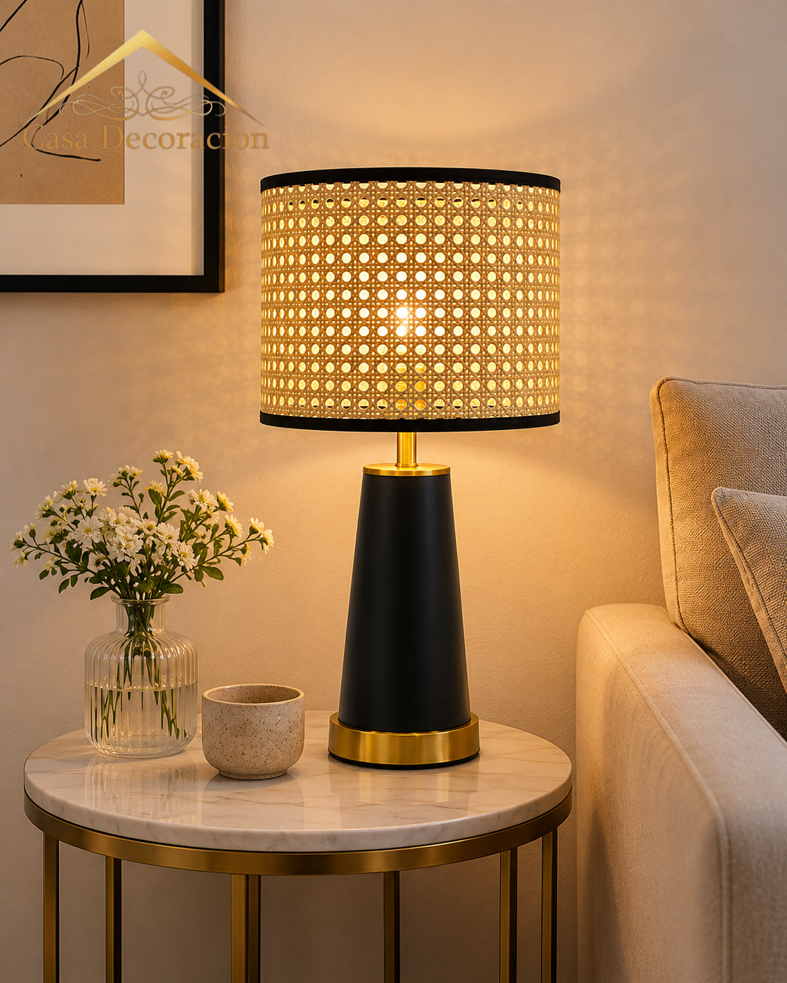 Weave Accent Table Lamp