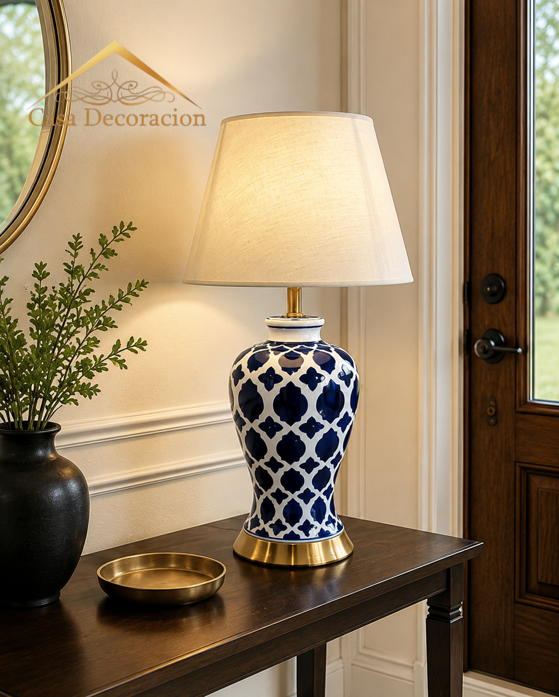Blue Design Table Lamp