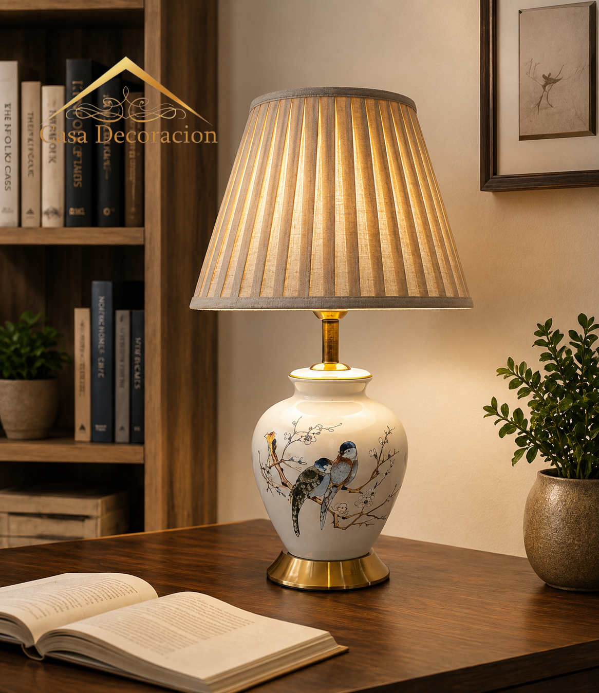 Bird Portrait Table Lamp