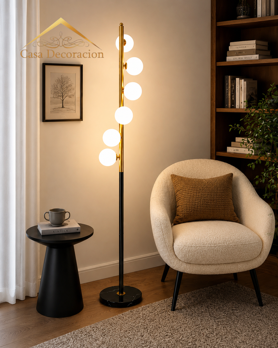 Spiral Bulb Floor Lamp