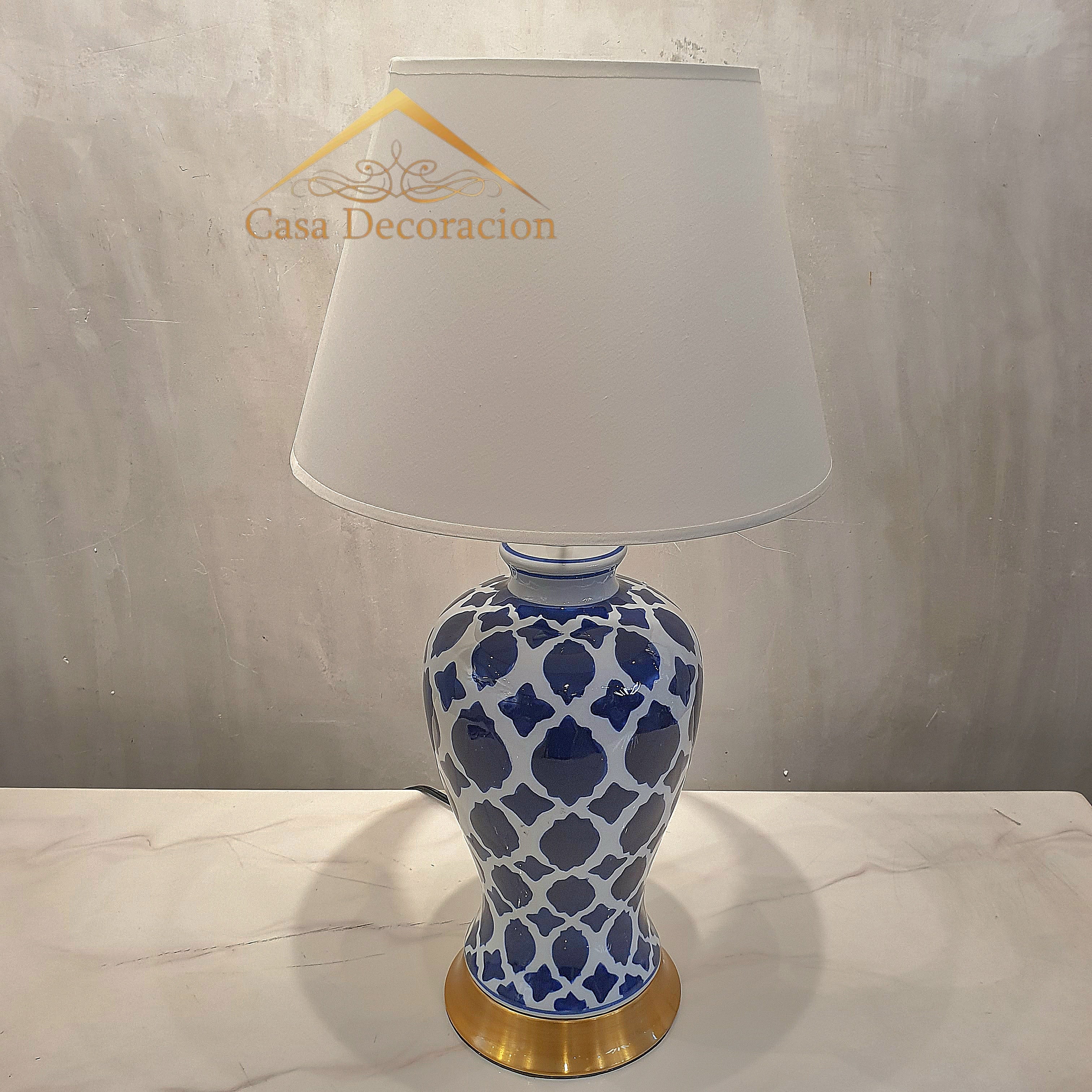 Blue Design Table Lamp