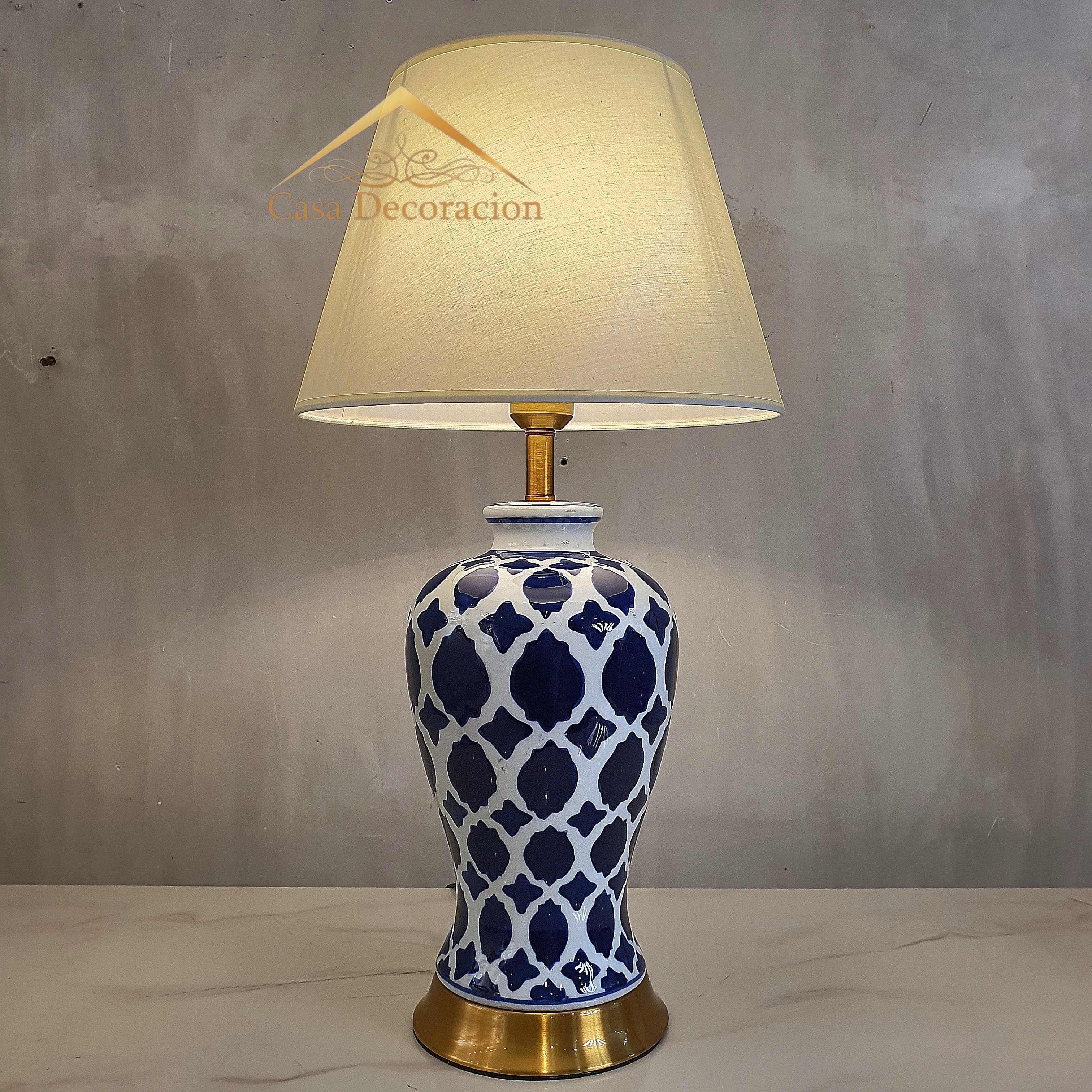 Blue Design Table Lamp