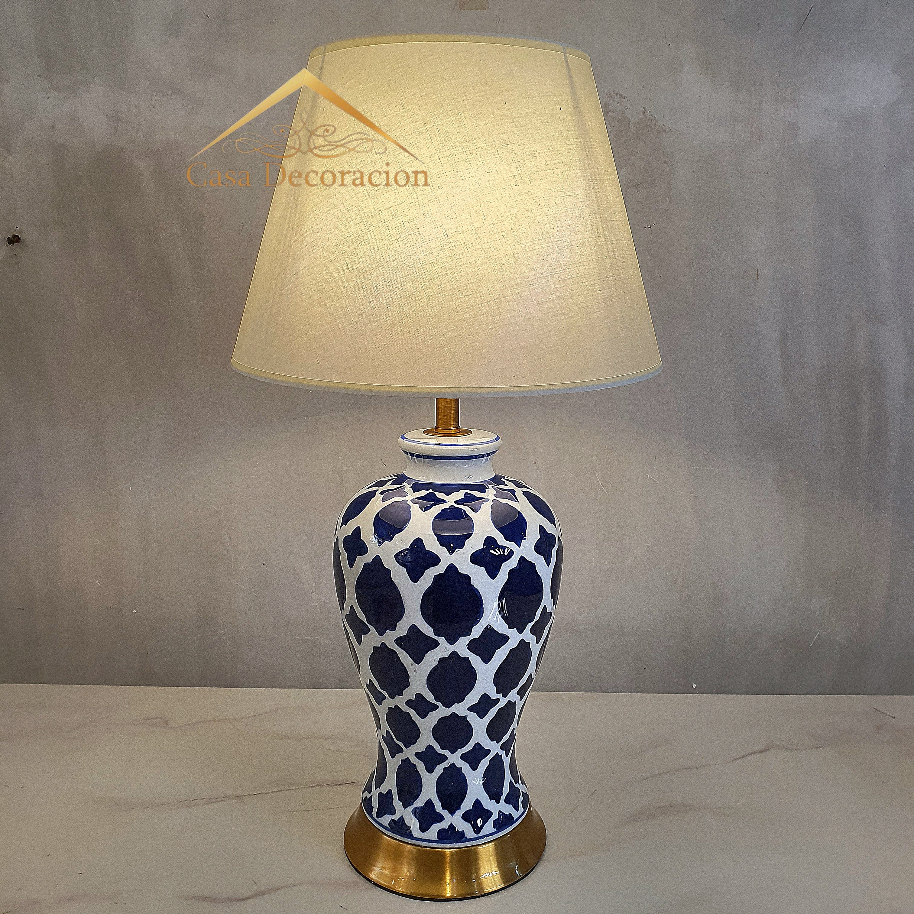 Blue Design Table Lamp