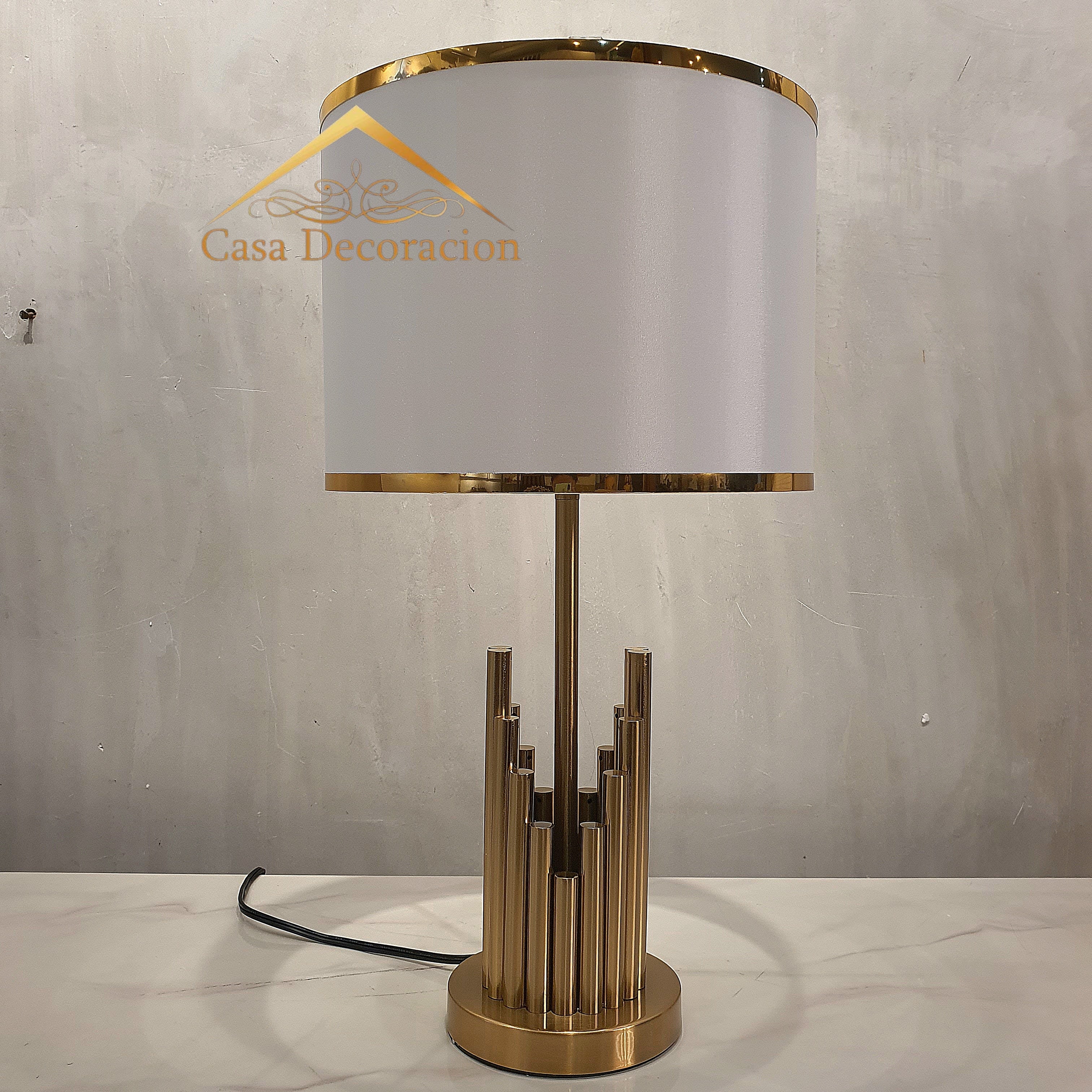 Gold Fluted Lampshade