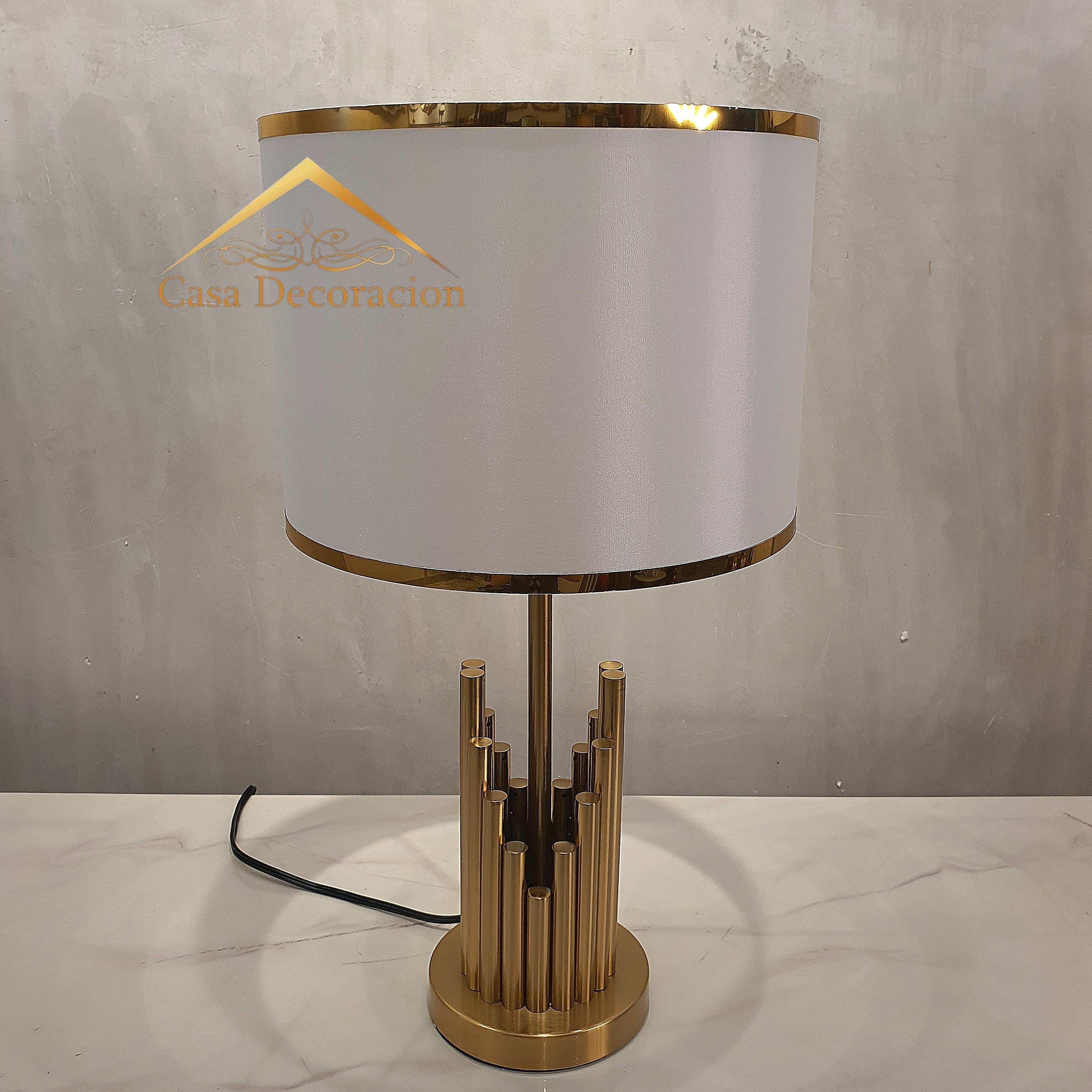 Gold Fluted Lampshade