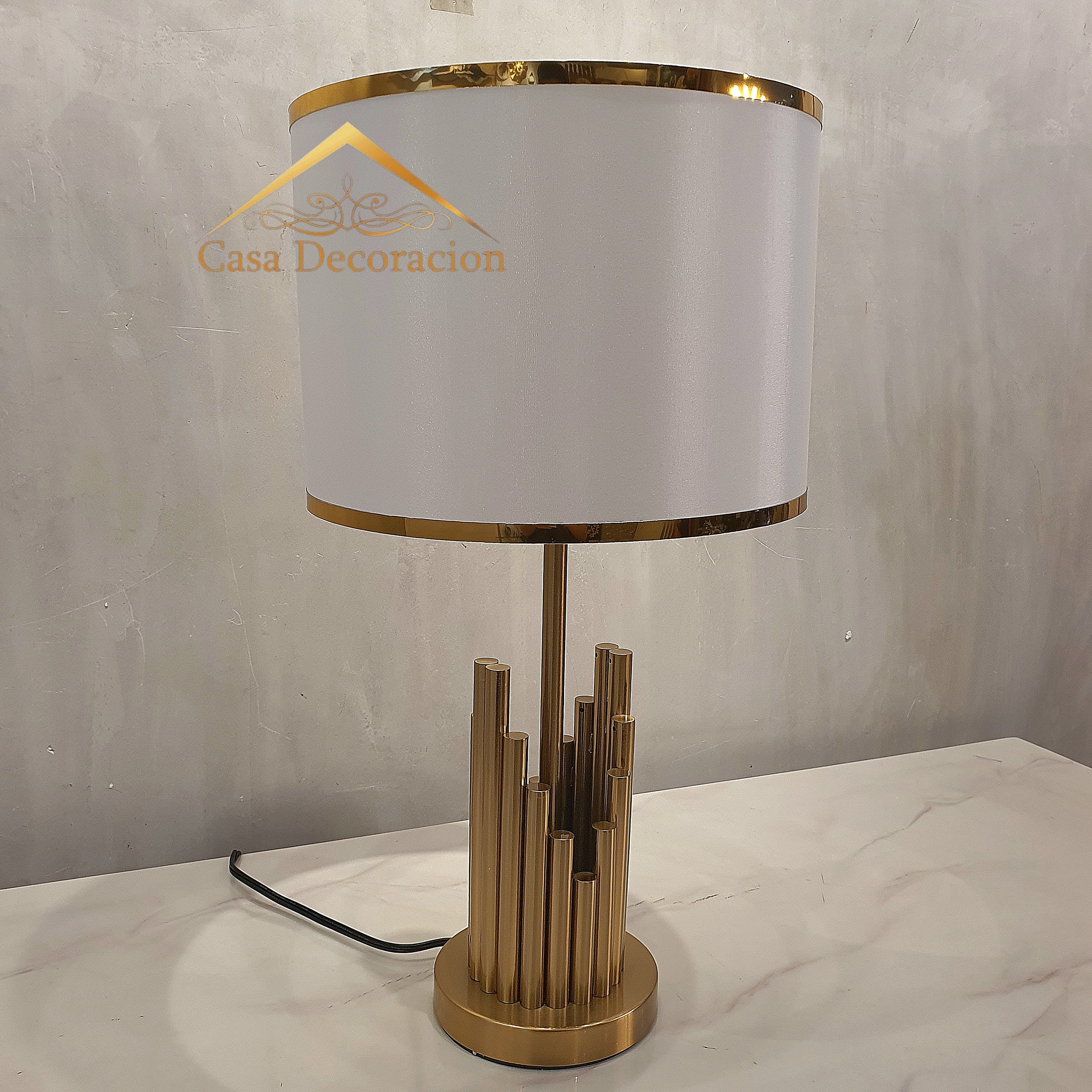 Gold Fluted Lampshade