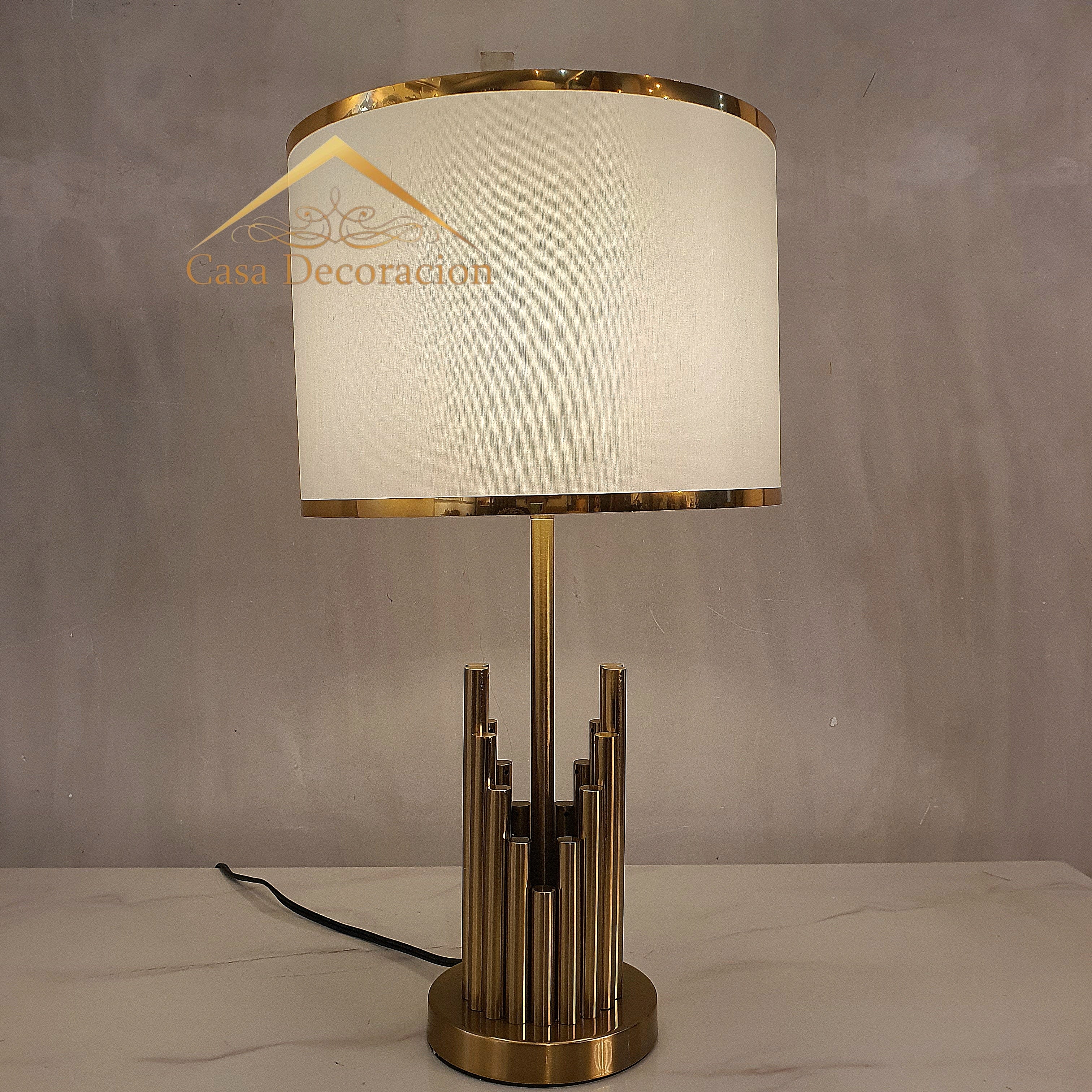 Gold Fluted Lampshade
