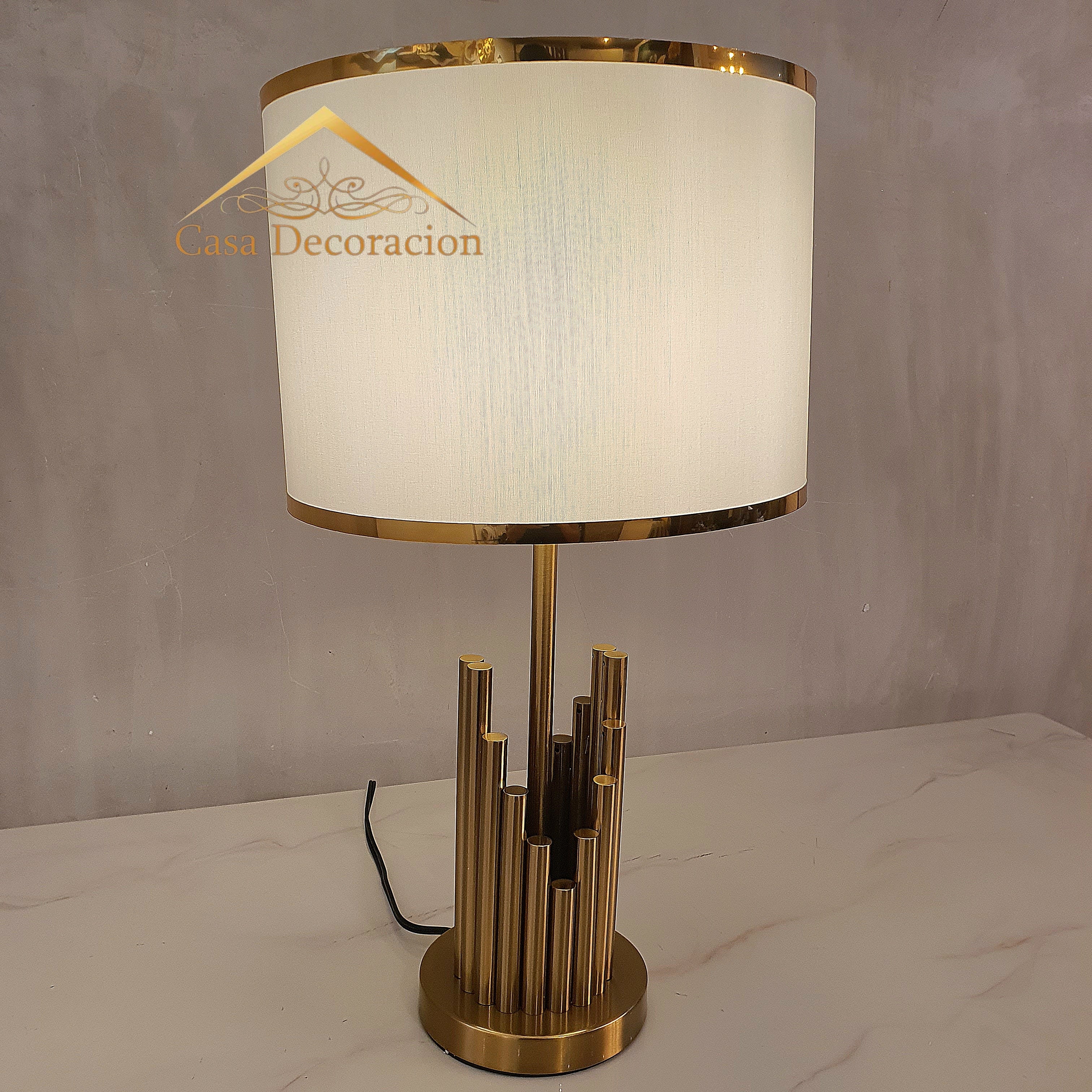 Gold Fluted Lampshade