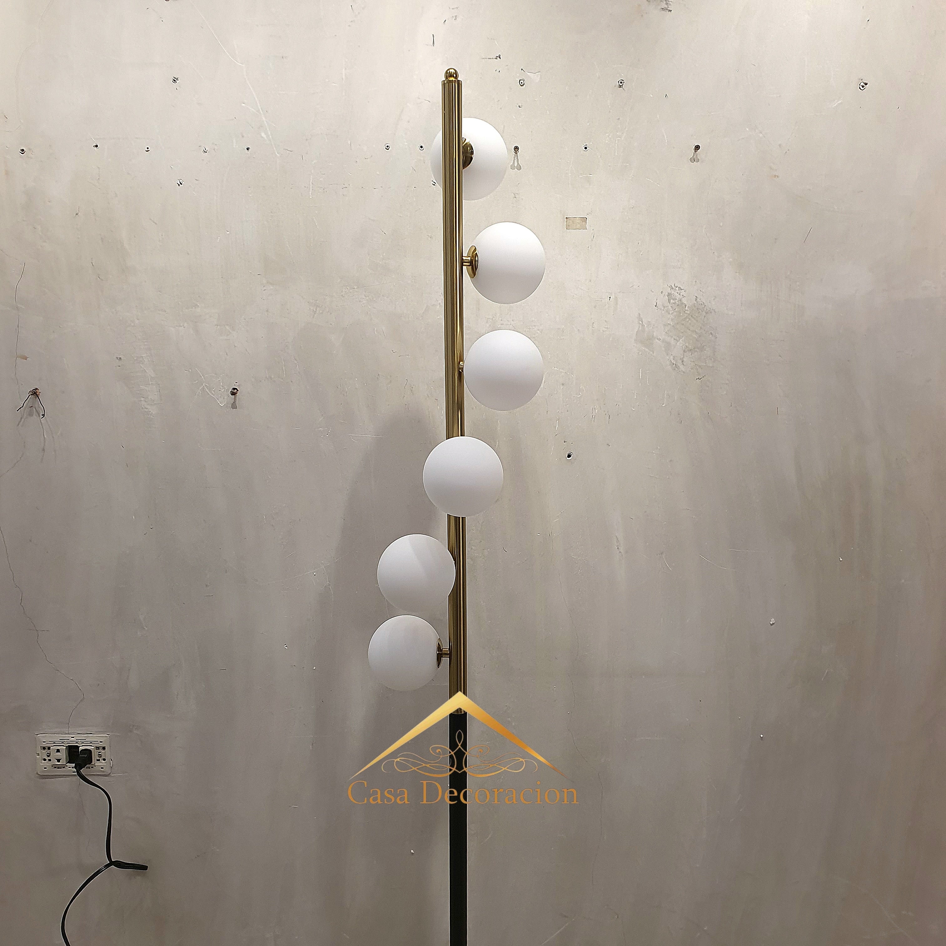 Spiral Bulb Floor Lamp