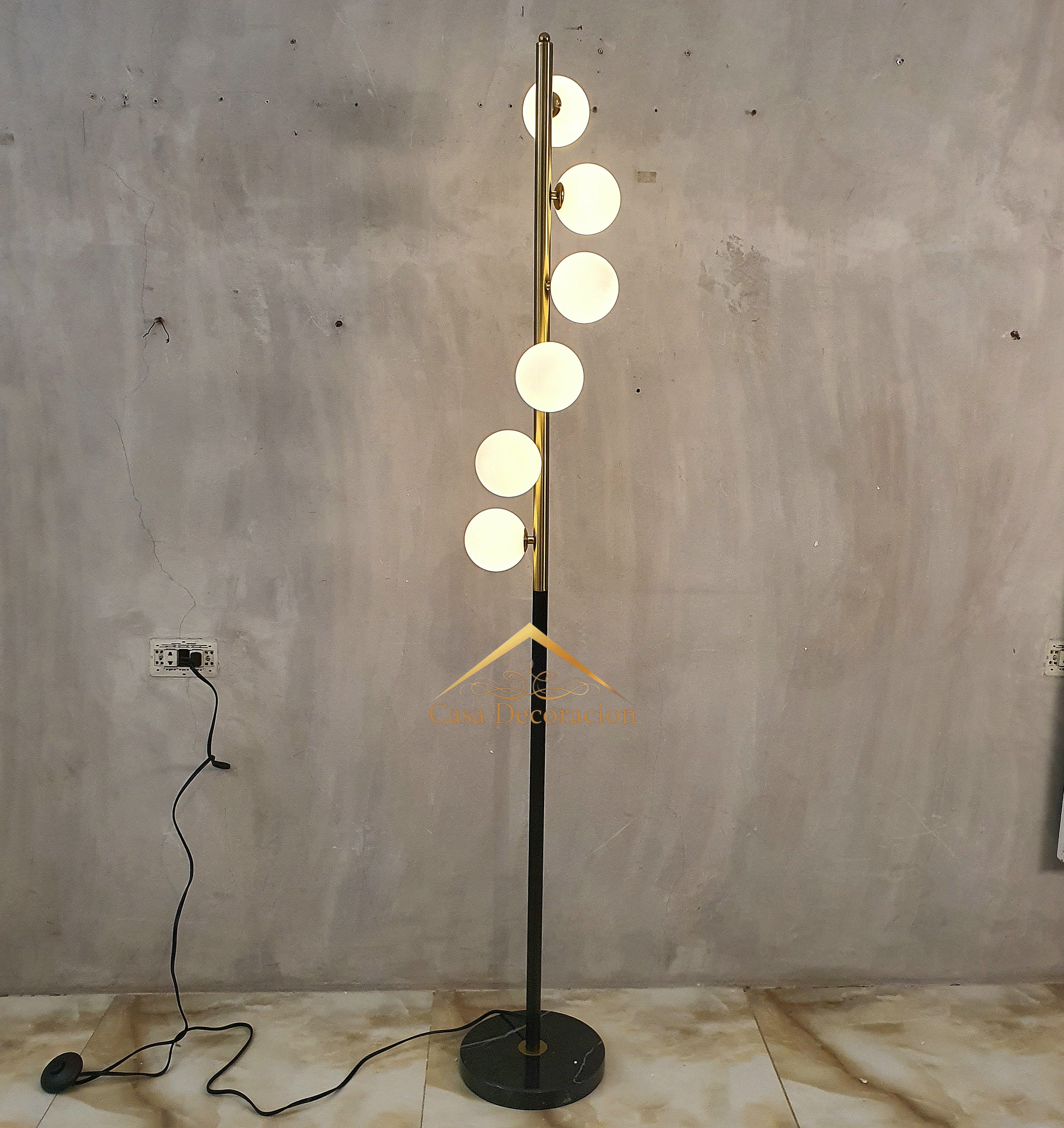 Spiral Bulb Floor Lamp