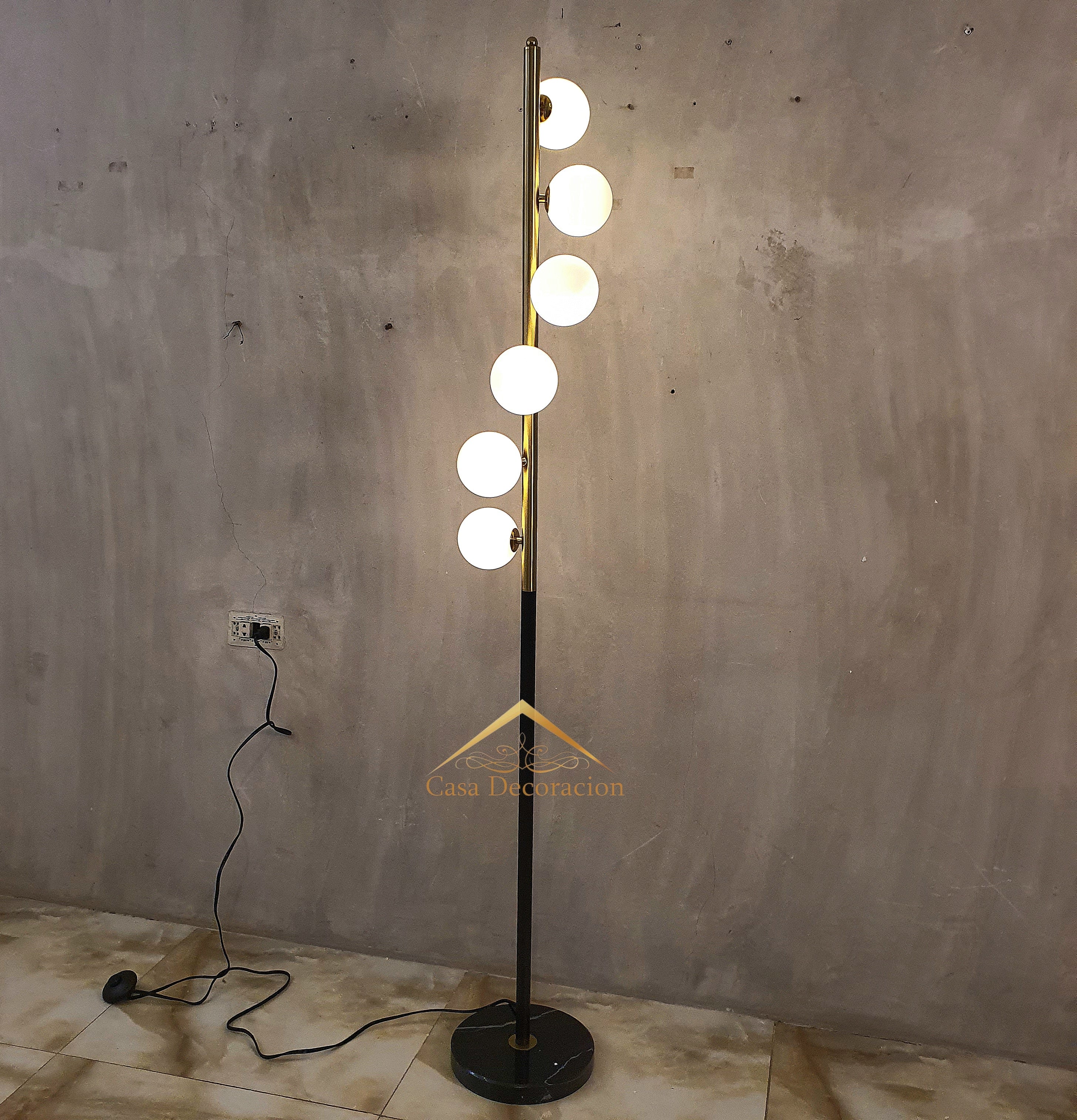 Spiral Bulb Floor Lamp