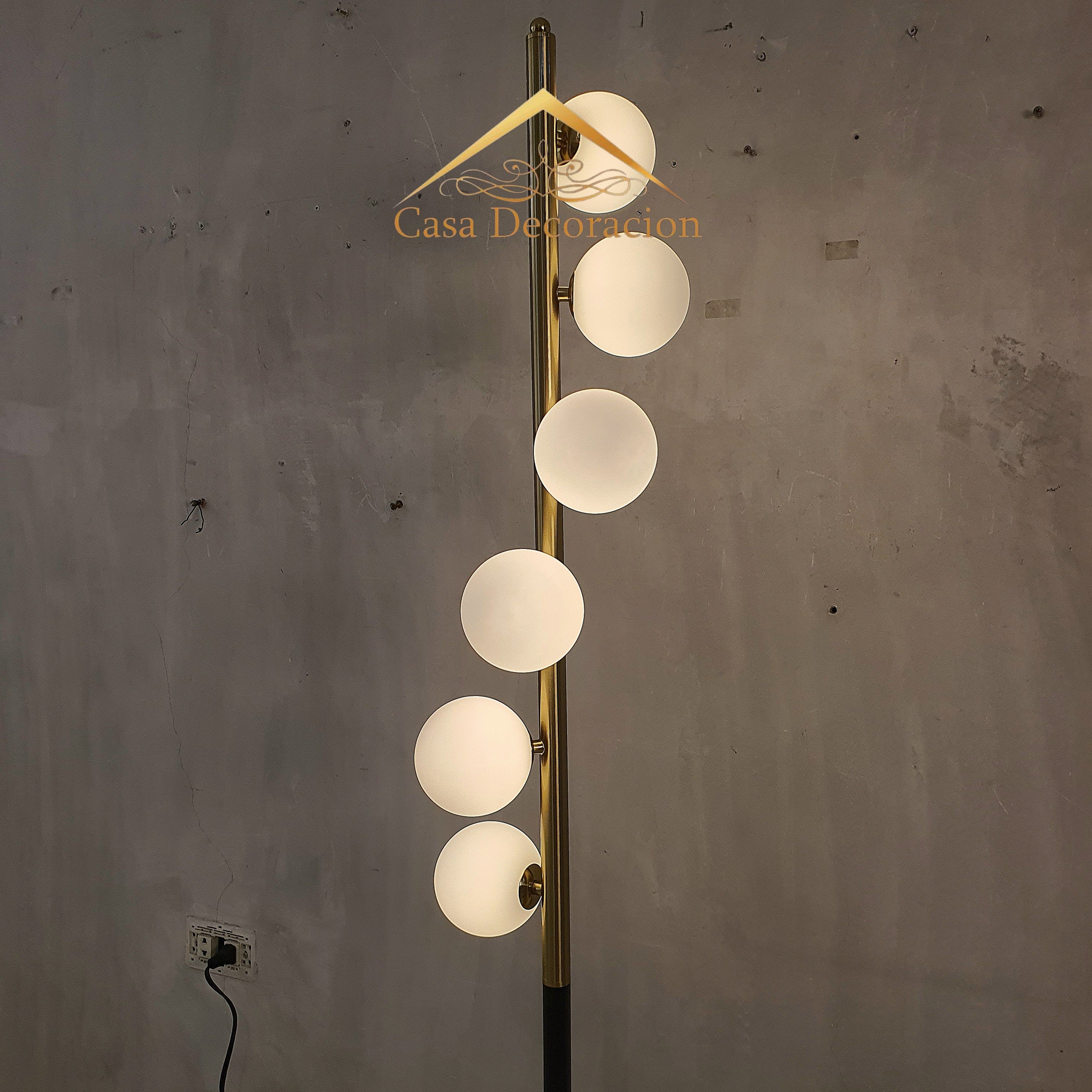 Spiral Bulb Floor Lamp