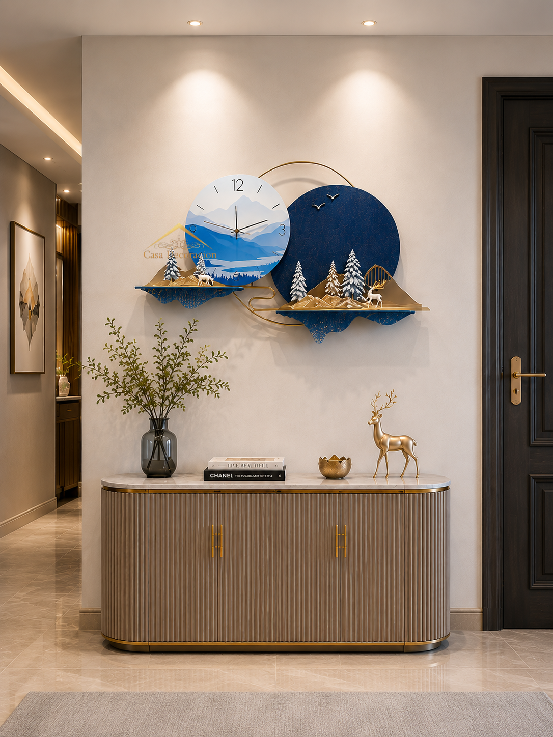 Mountain Landscapes Wall Clock