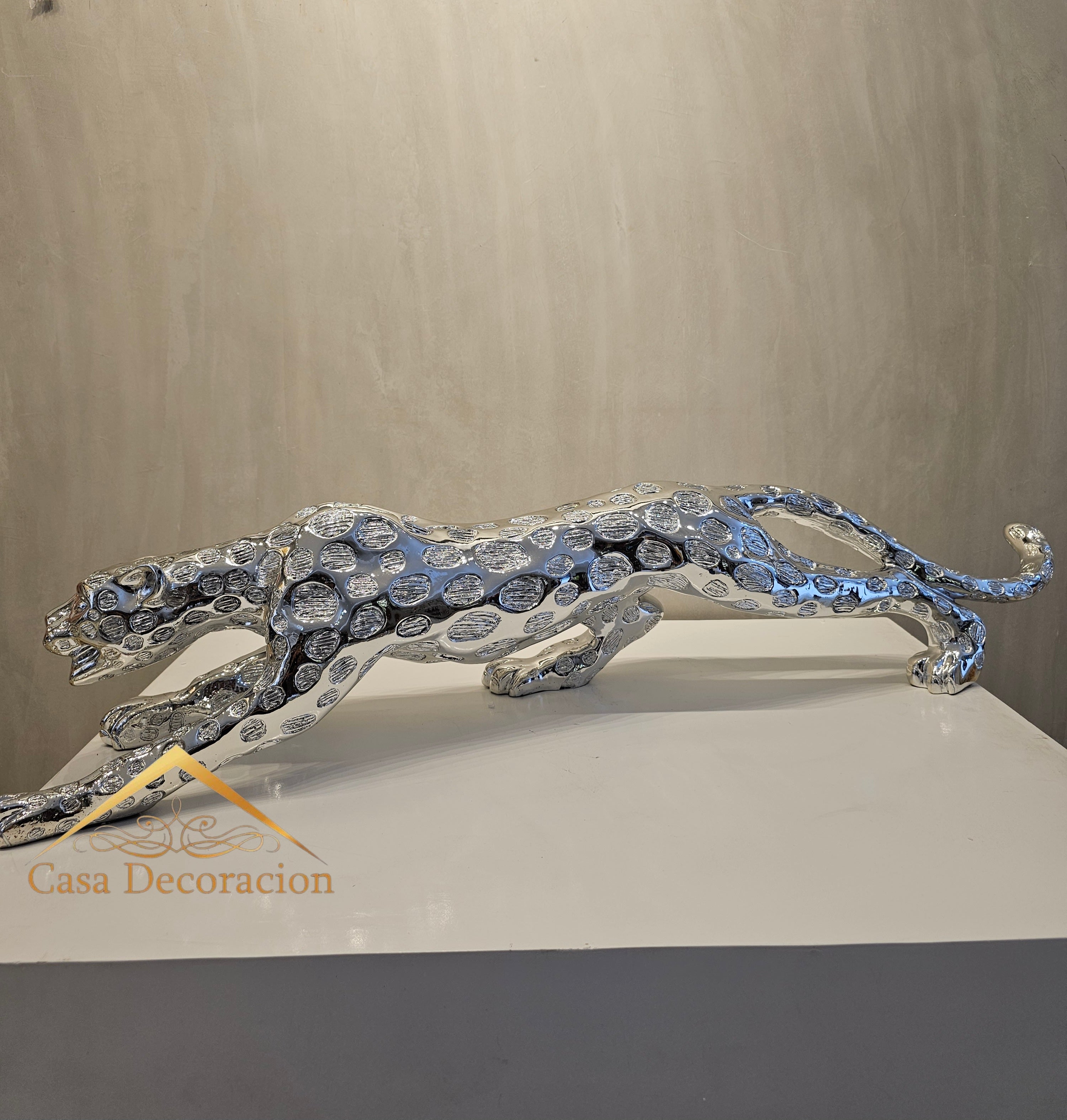 Leopard Scupture - Gold