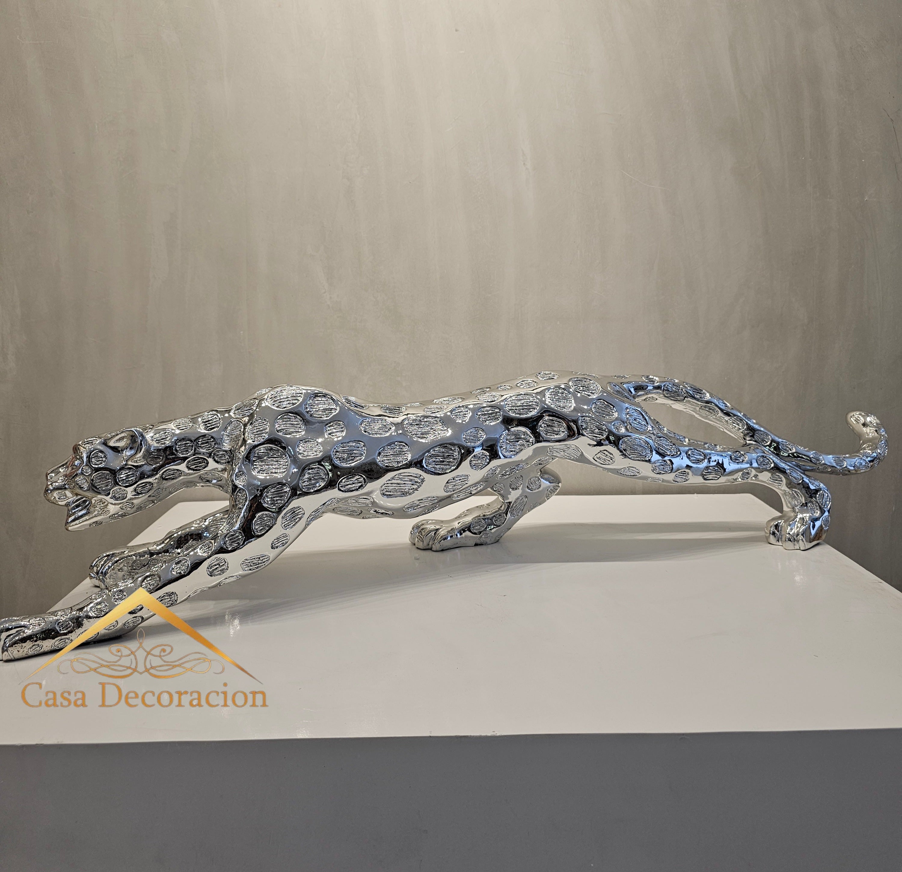 Leopard Scupture - Gold