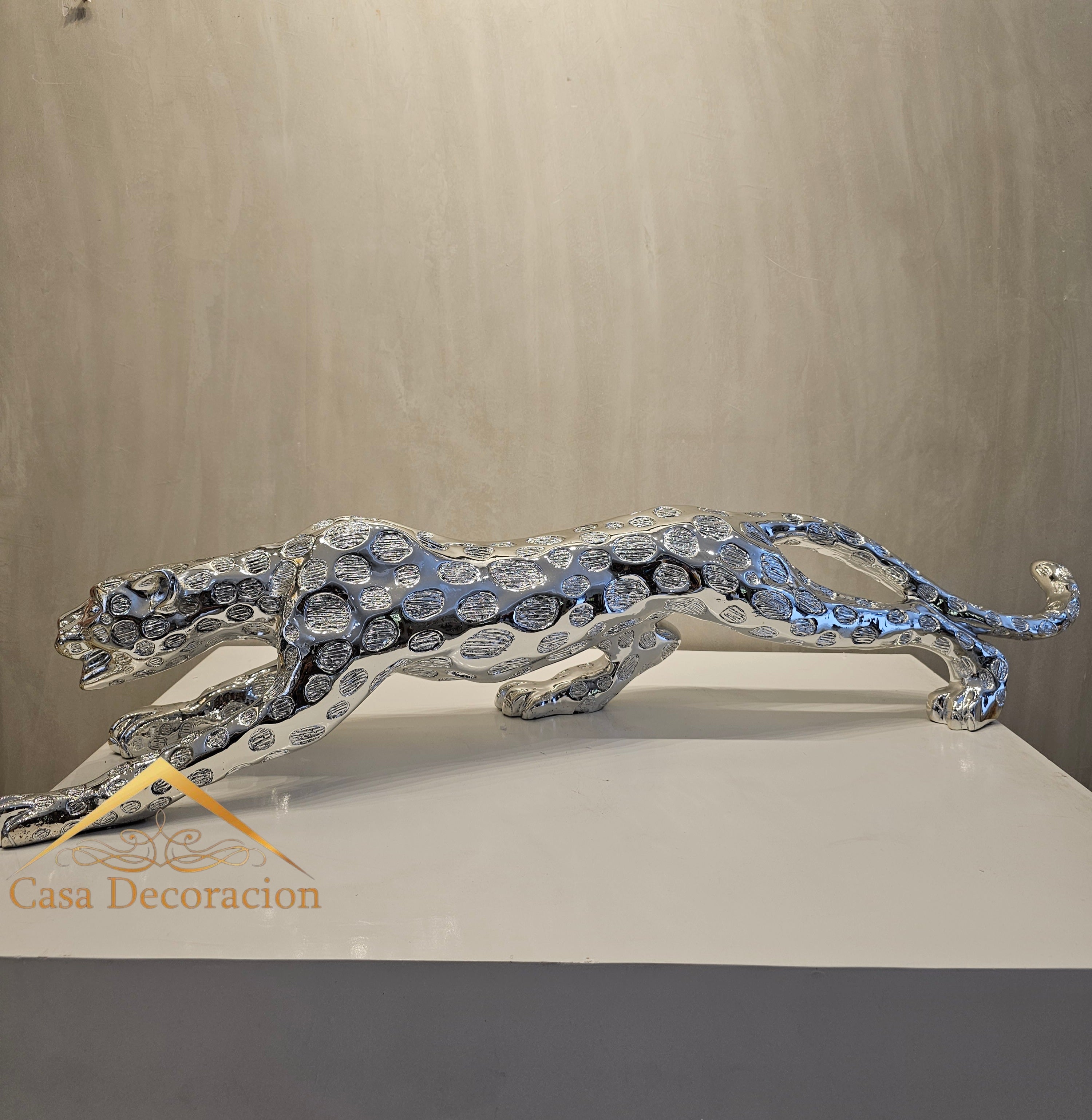 Leopard Scupture - Gold