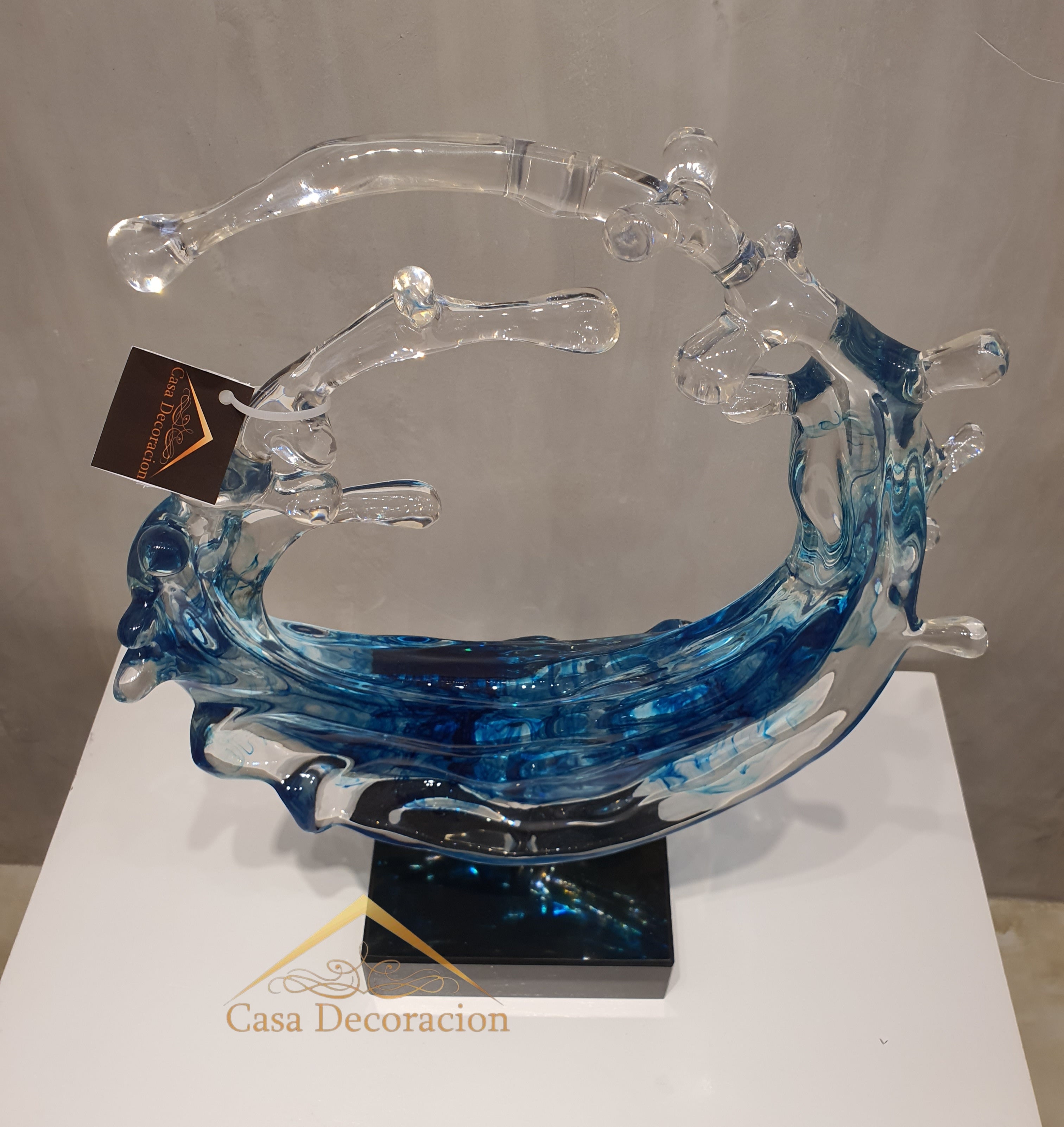 Water Sculpture Blue/Yellow