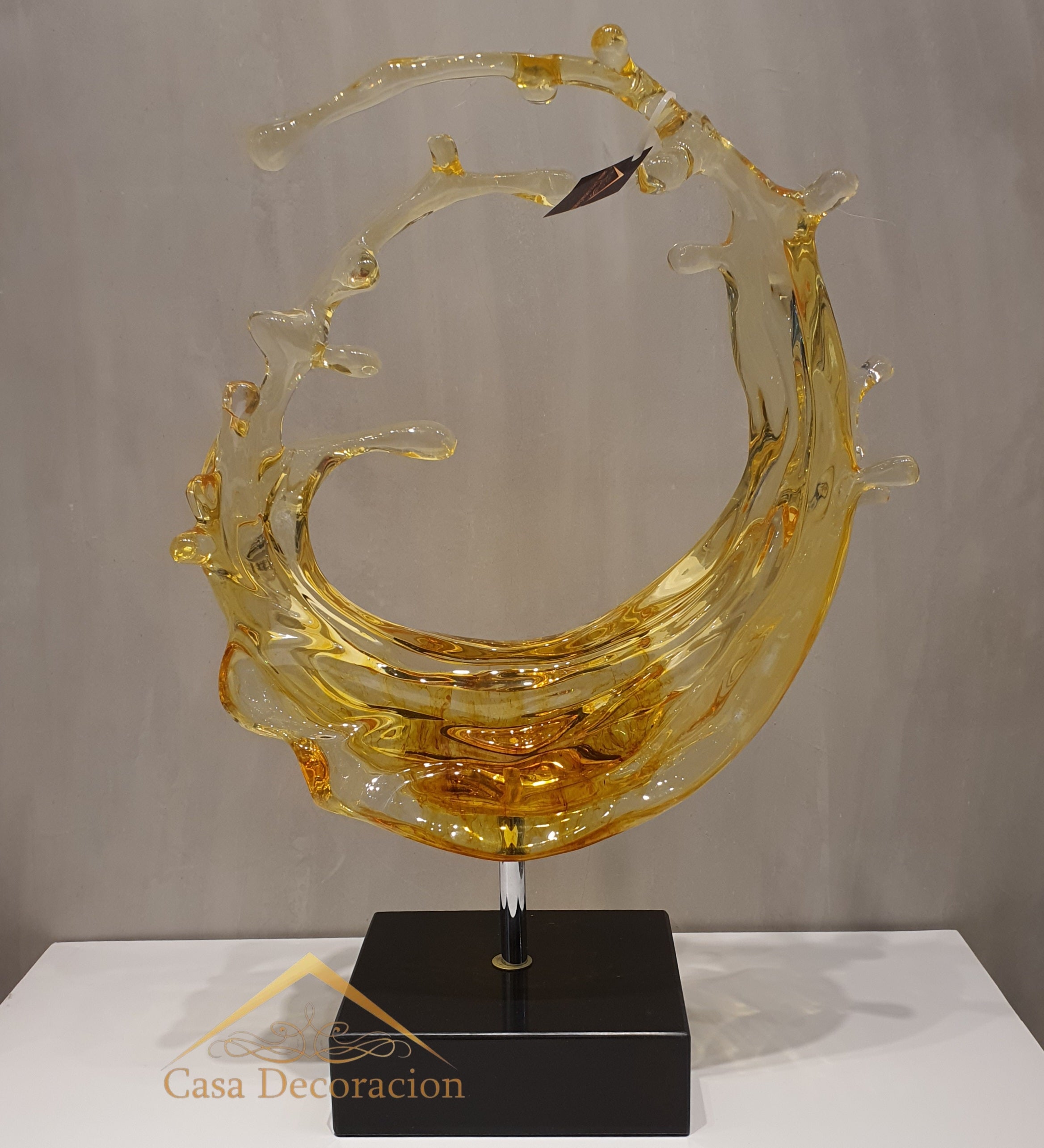 Water Sculpture Blue/Yellow