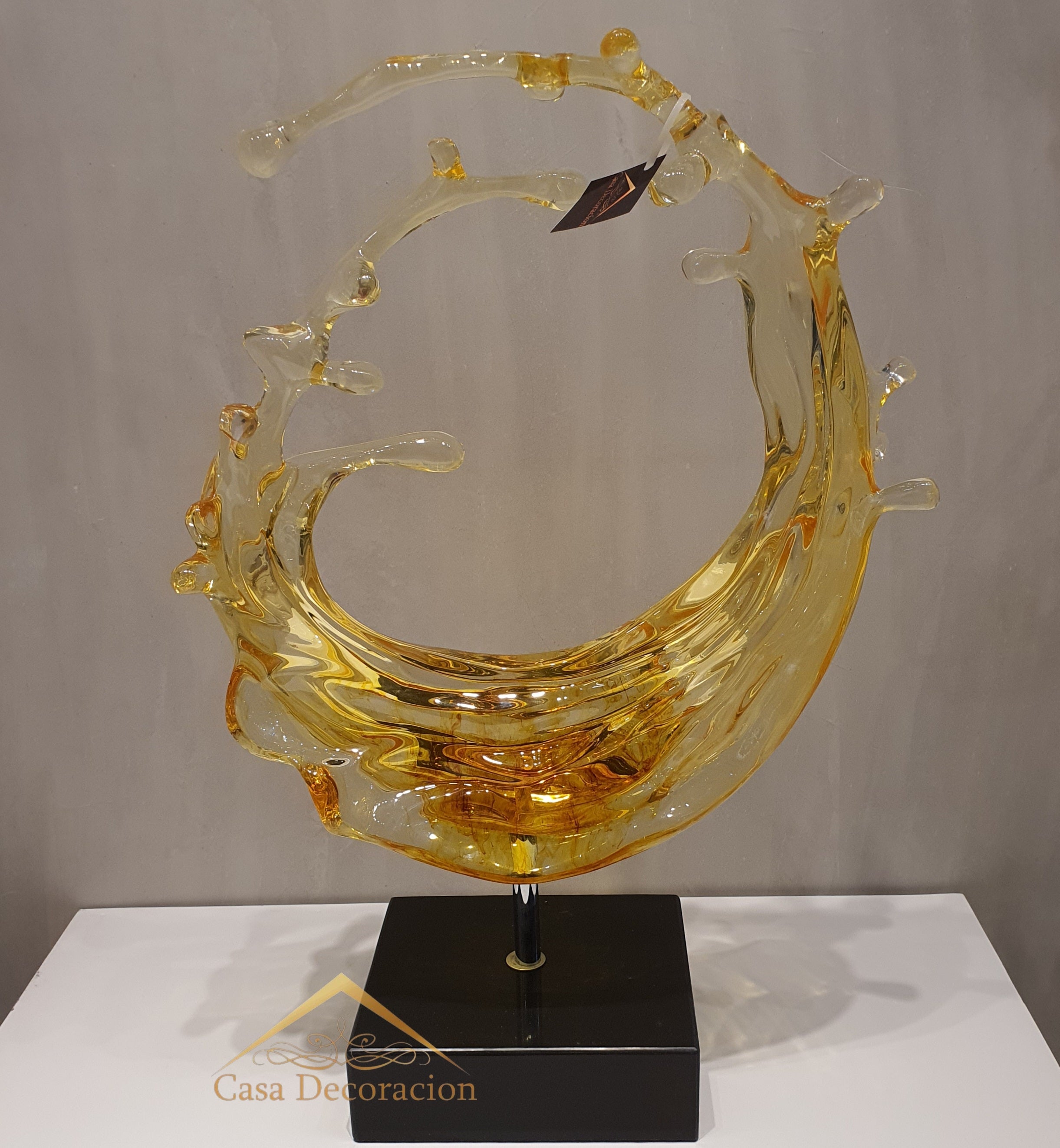 Water Sculpture Blue/Yellow