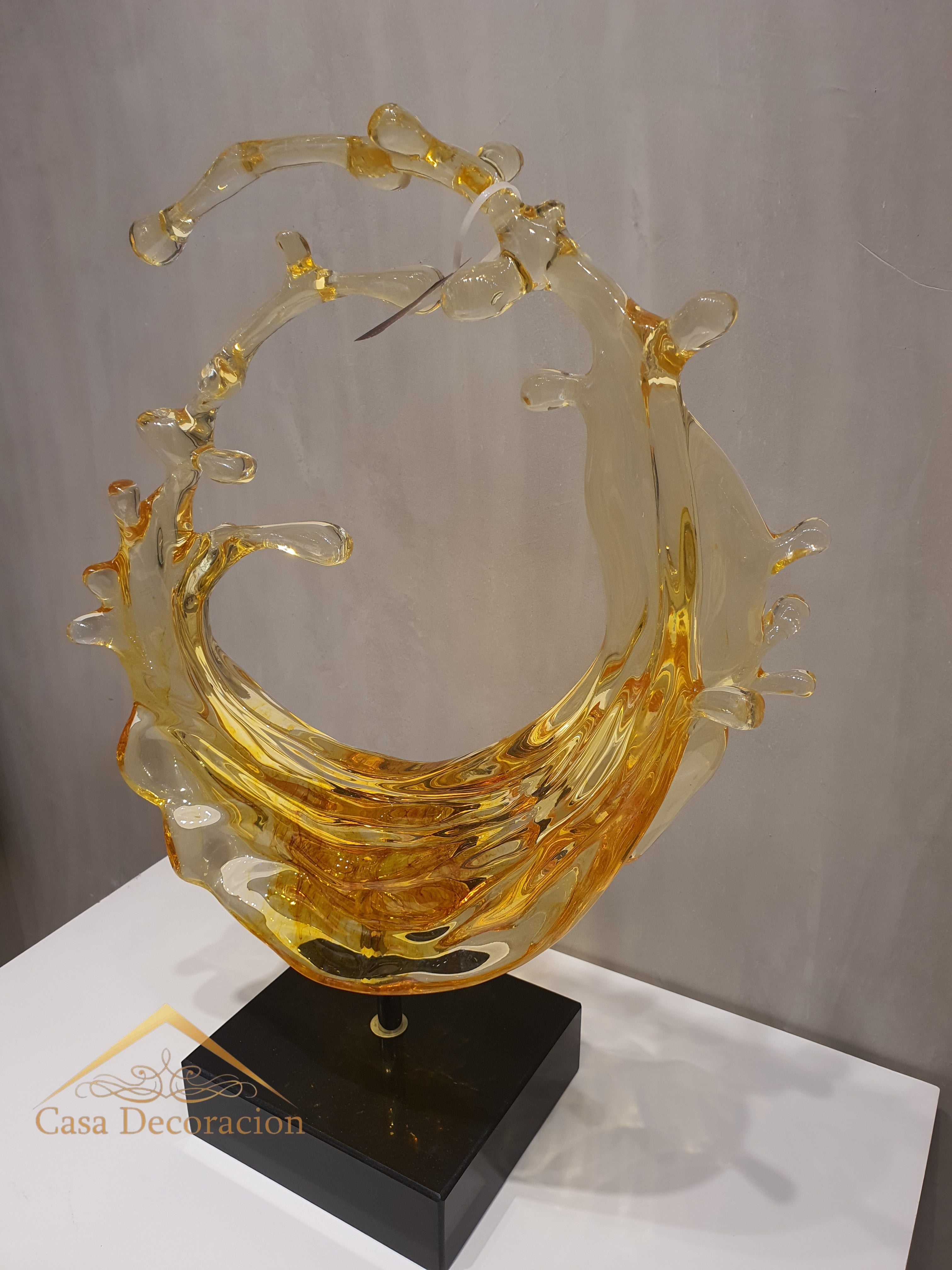 Water Sculpture Blue/Yellow