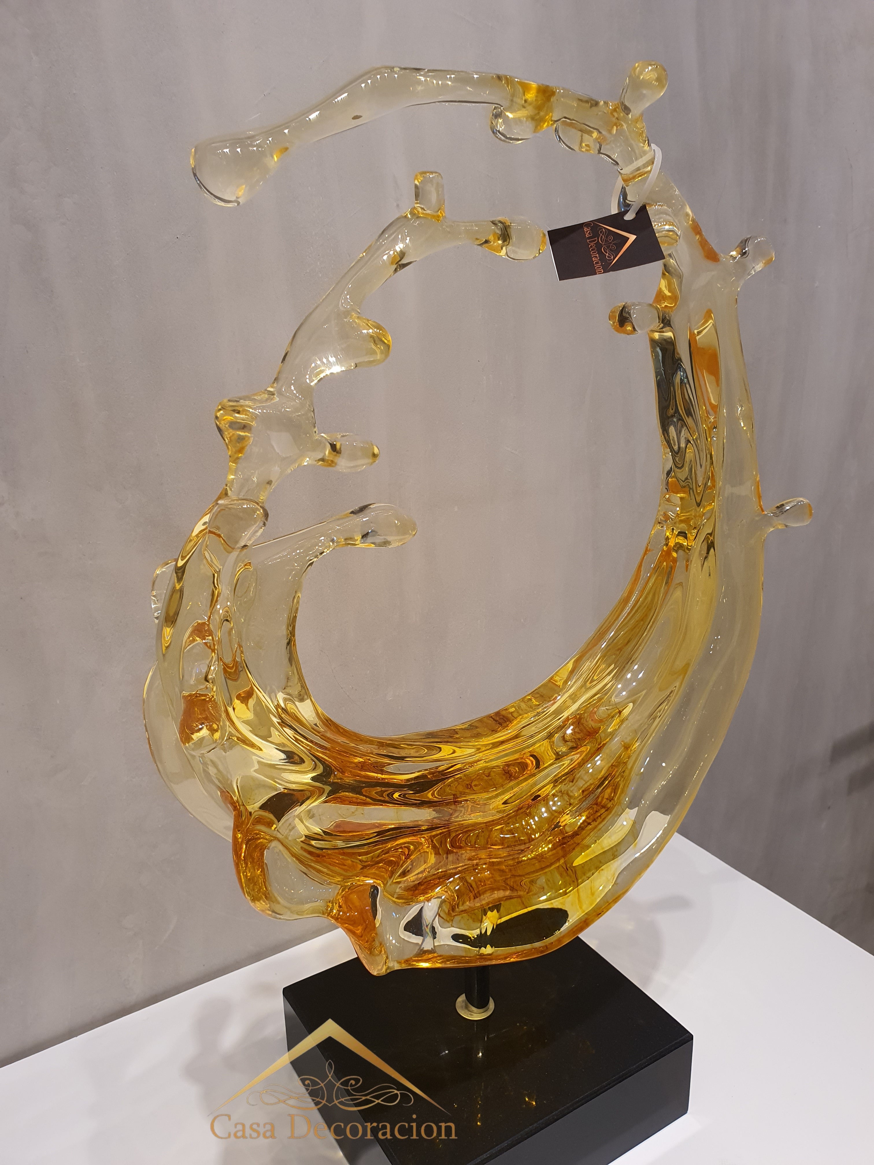 Water Sculpture Blue/Yellow