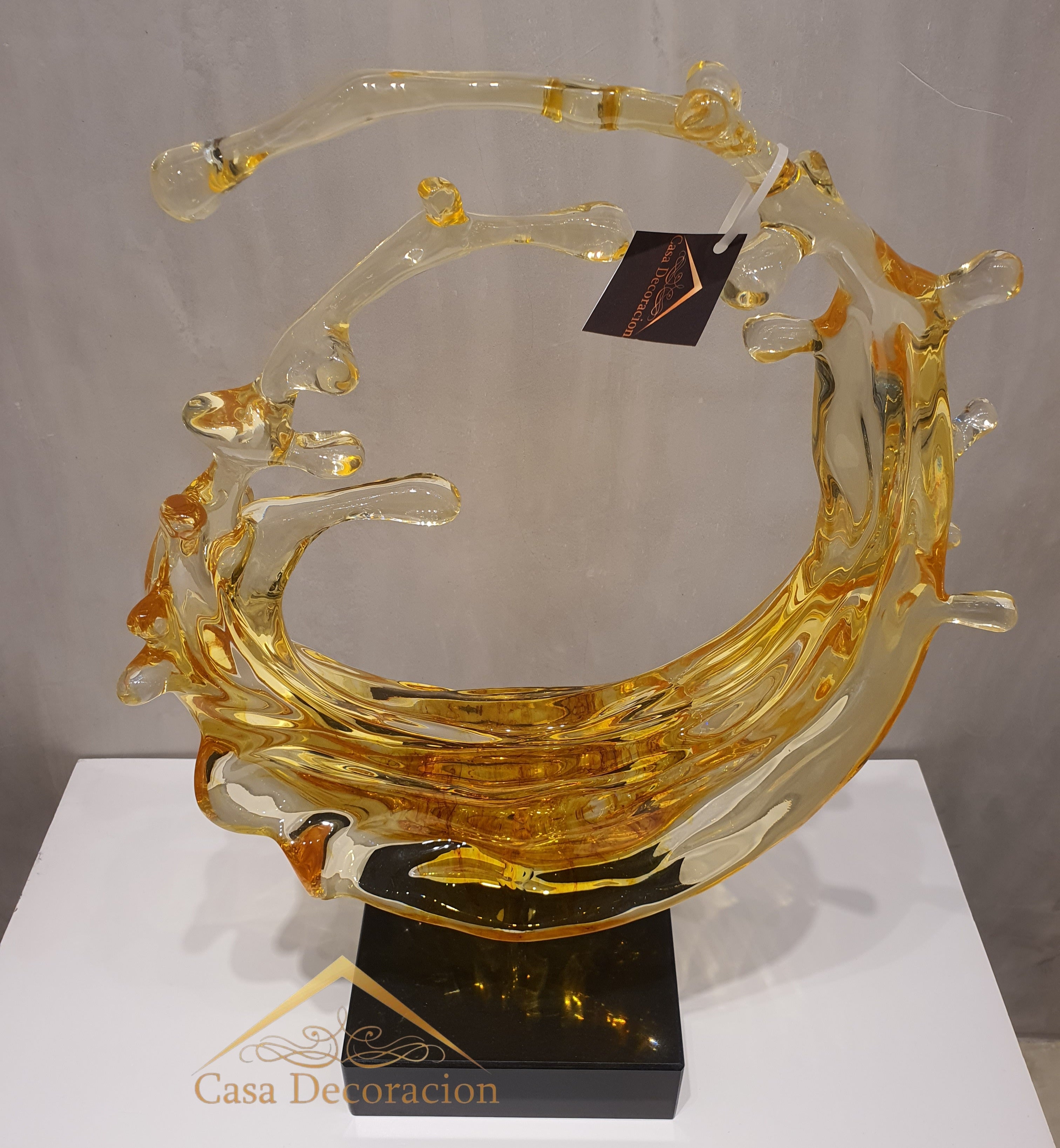 Water Sculpture Blue/Yellow