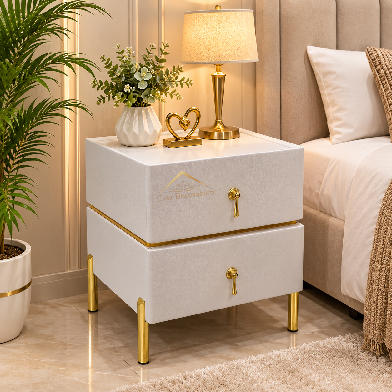 Bedside Cabinet 2 Drawers
