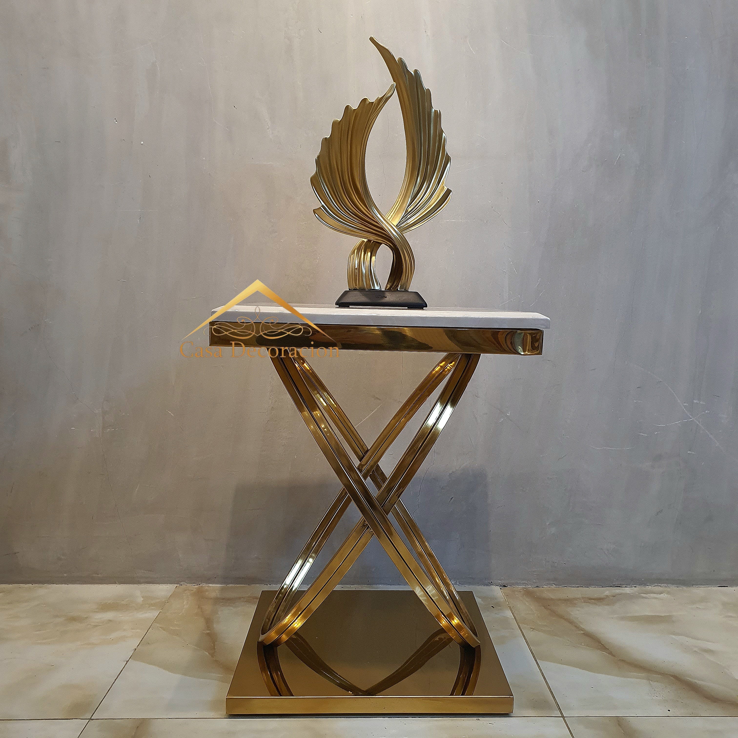 Elite Gold Accent Side Table