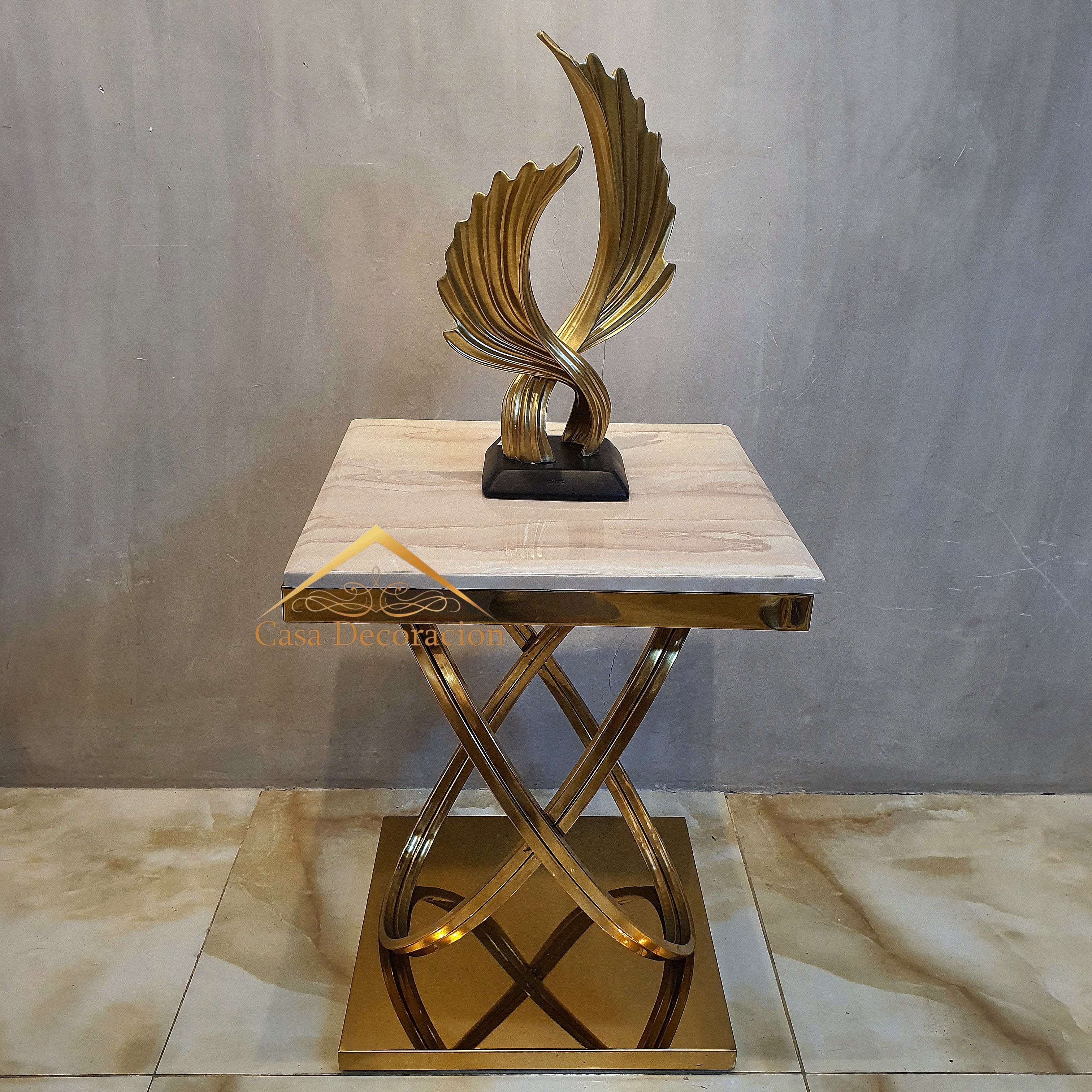 Elite Gold Accent Side Table