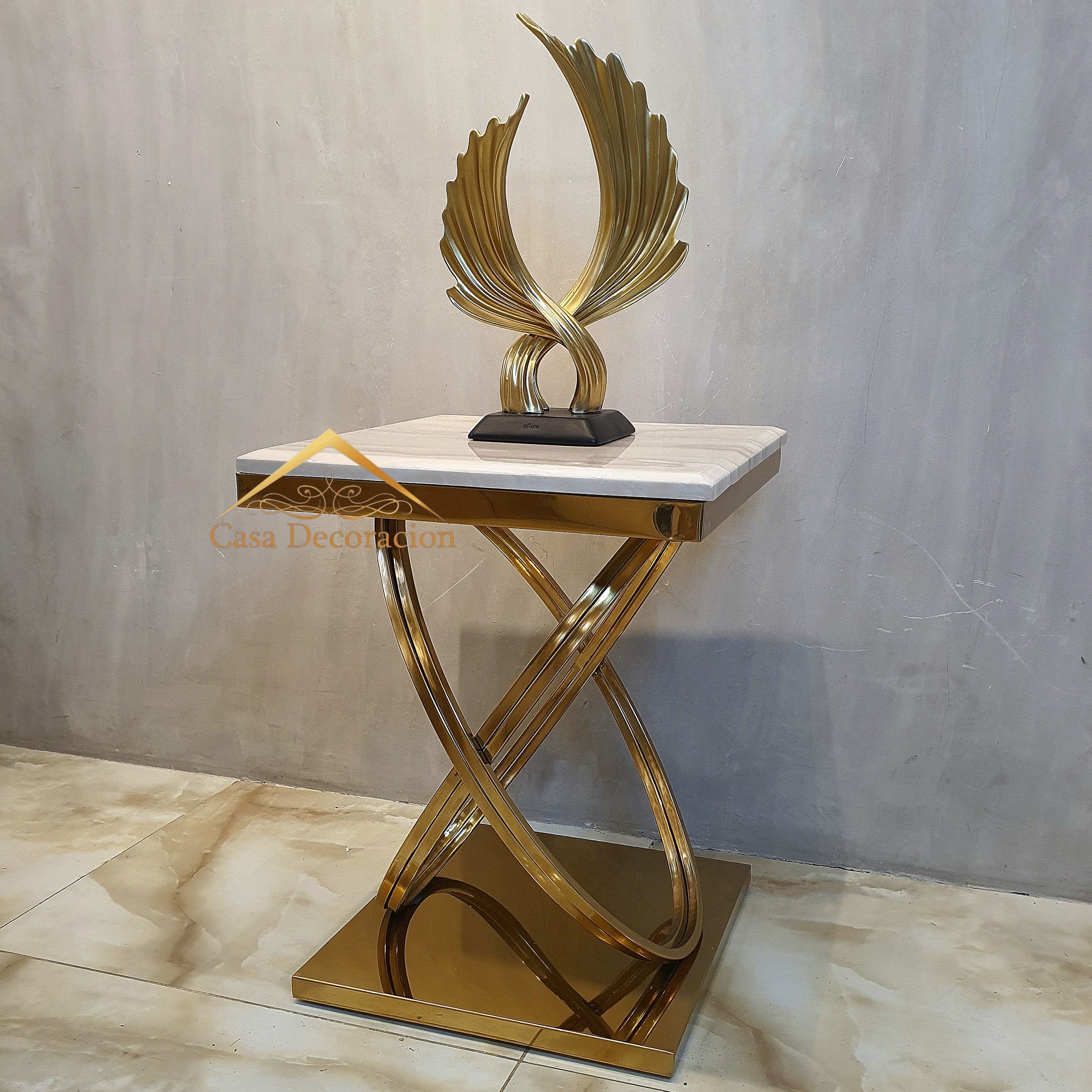 Elite Gold Accent Side Table