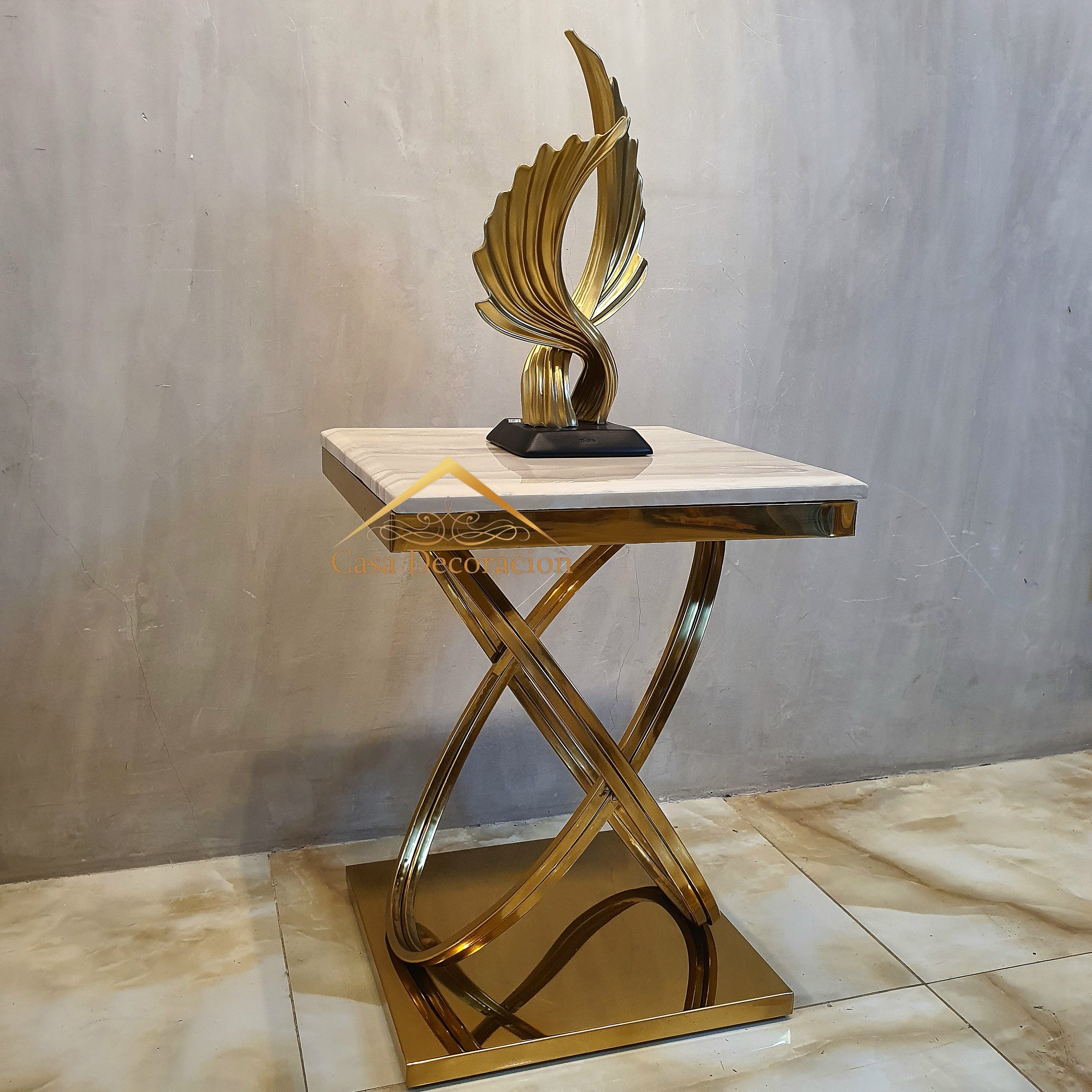 Elite Gold Accent Side Table
